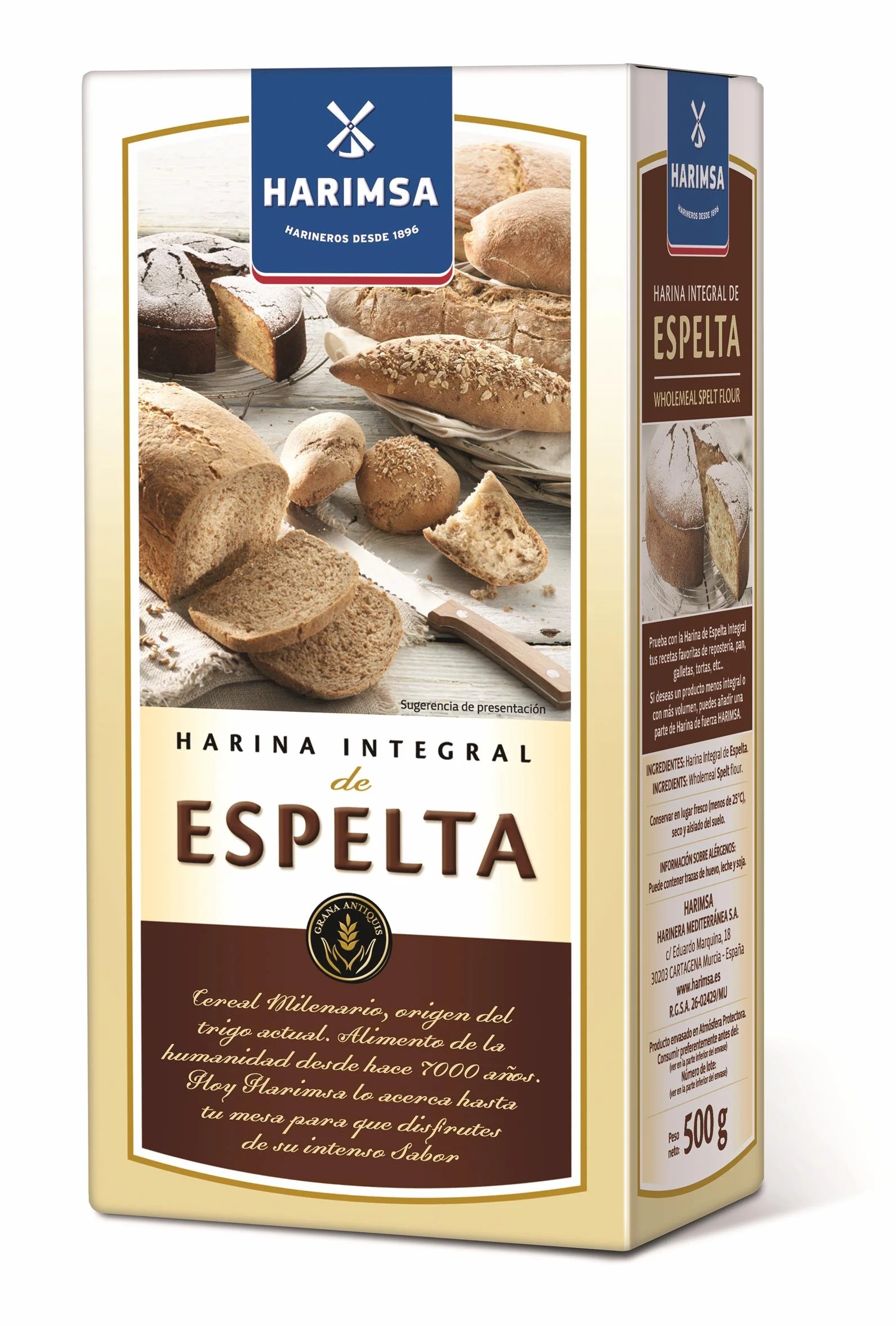 Harimsa Harina Integral Espelta 500 g