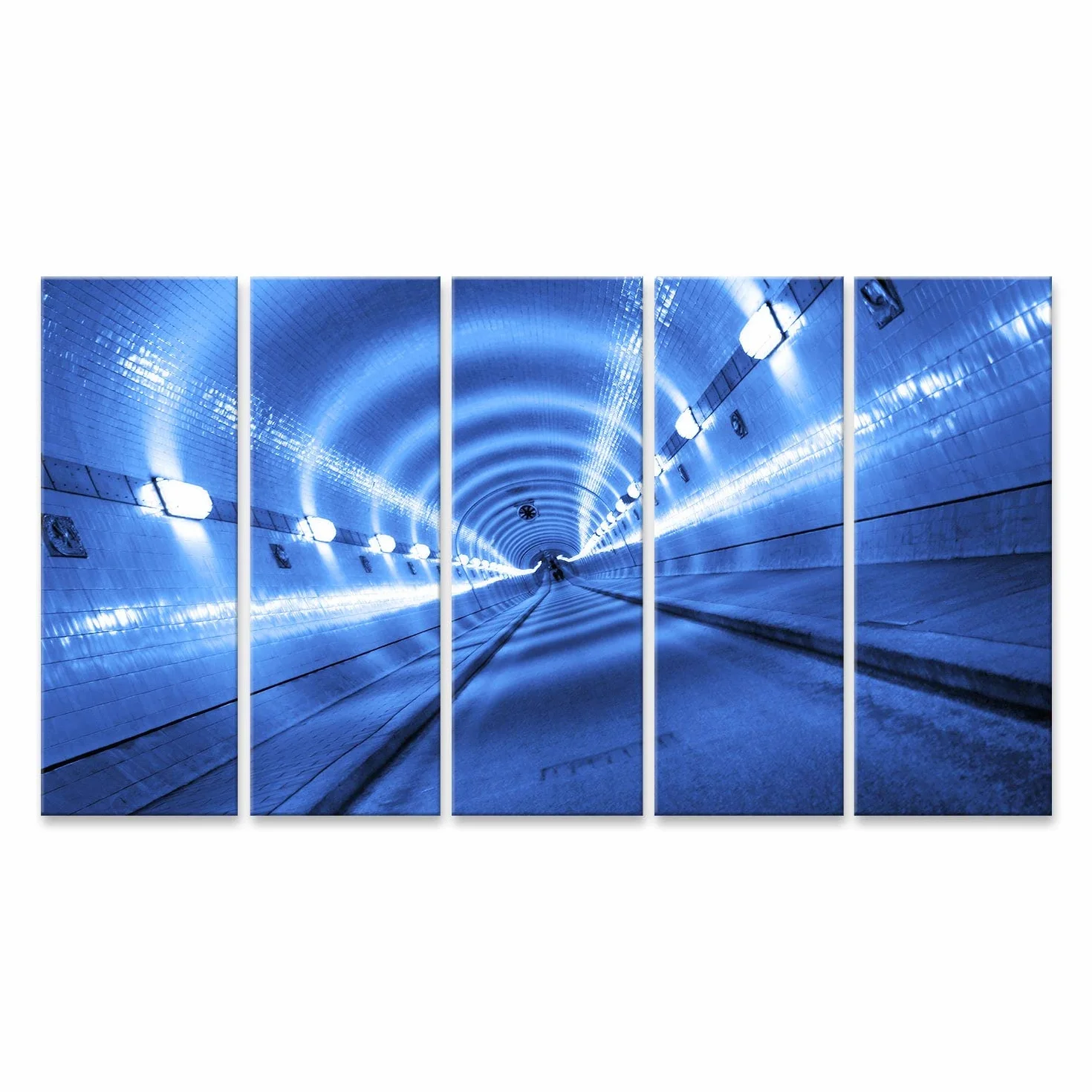 islandburner Cuadro sobre lienzo túnel azul erótico imágenes murales póster