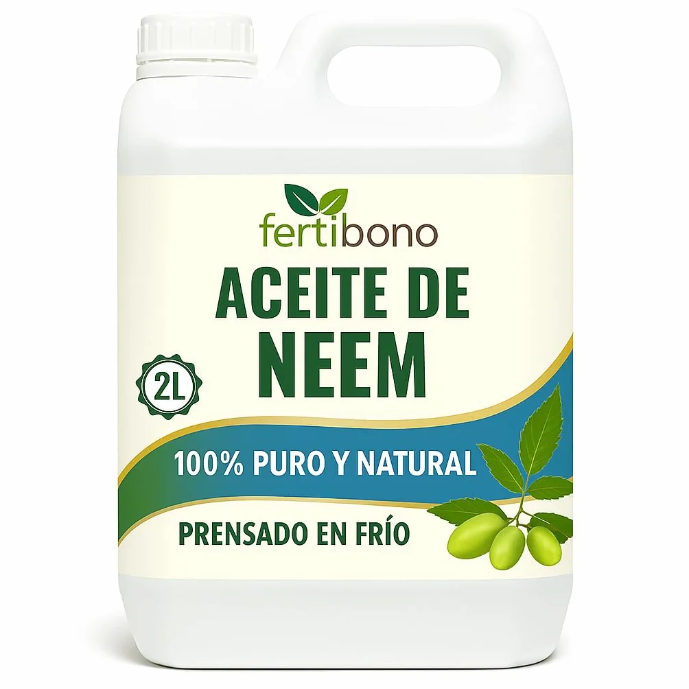 FERTIBONO Aceite de Neem 100% Puro 2L Prensado en Frío