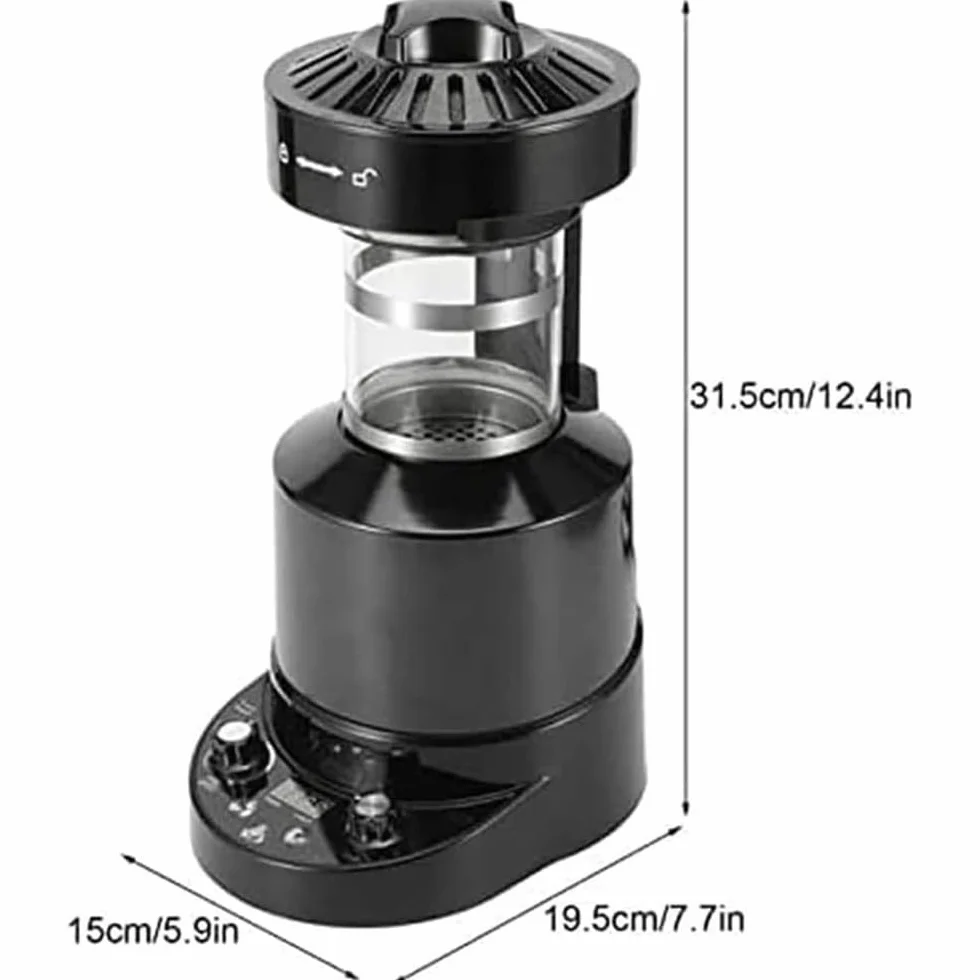 Máquina de tostador de café eléctrica comercial con temperatura ajustable