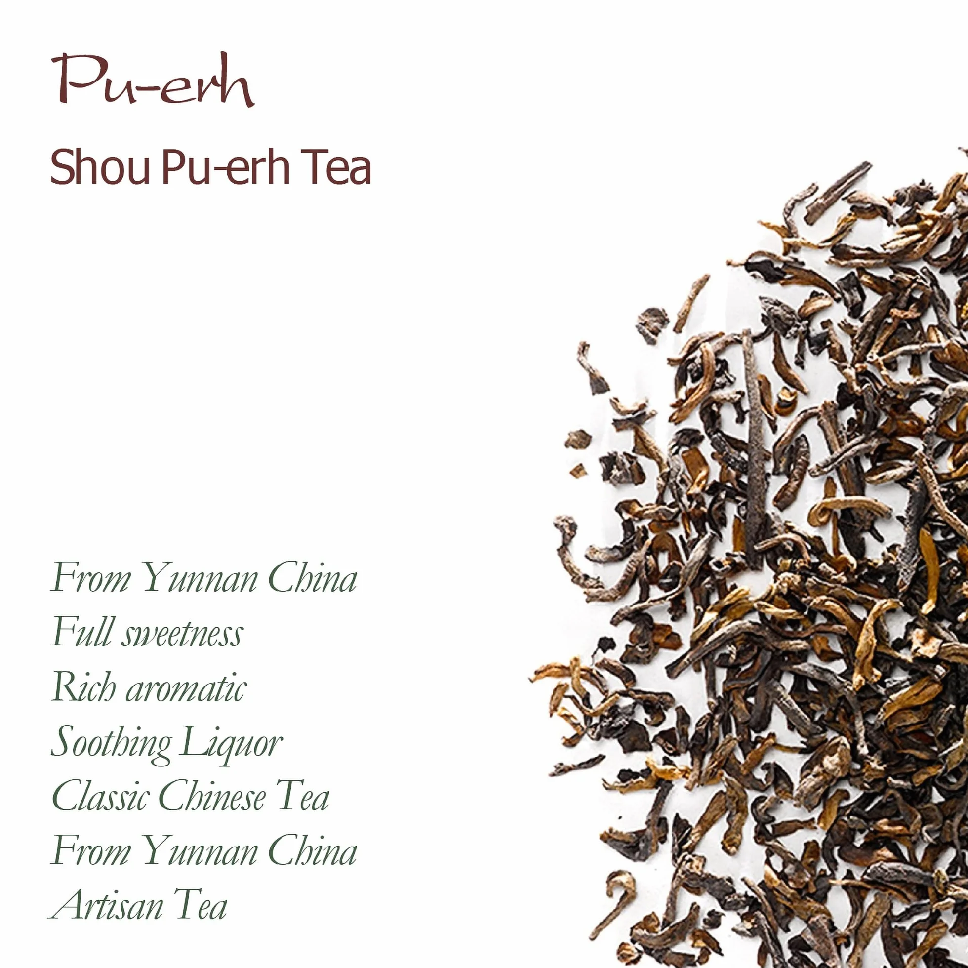 Pu-Erh Té Yunnan China Hoja Suelta