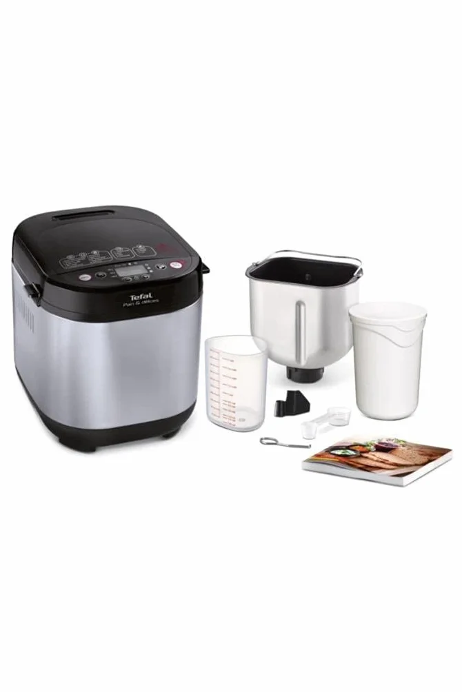 Máquina para hacer pan Tefal PF240E38, negro/acero inoxidable