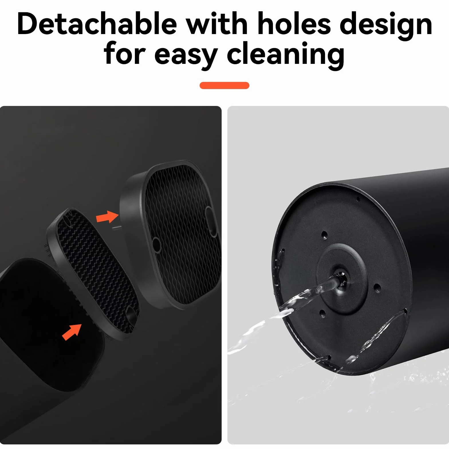 Soporte para Cuchillos Universal, Bloque Negro con Láminas Flexibles