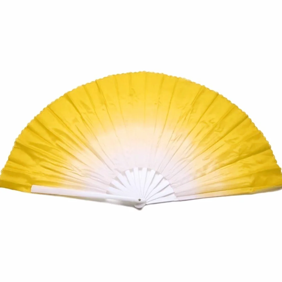 Abanico Chino Corto Plegable de Plástico para Danza del Vientre y Yangko