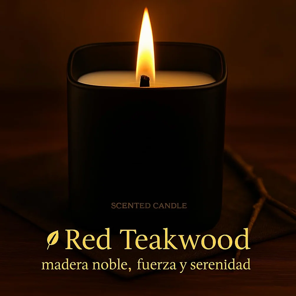 Signature Collection – Set de 3 Velas Aromáticas para Regalo con Mecha de Madera | Amber Seduction, Red Teakwood y Champagne | Cera Vegana Soja y Carnauba | Regalos Originales para Mujer