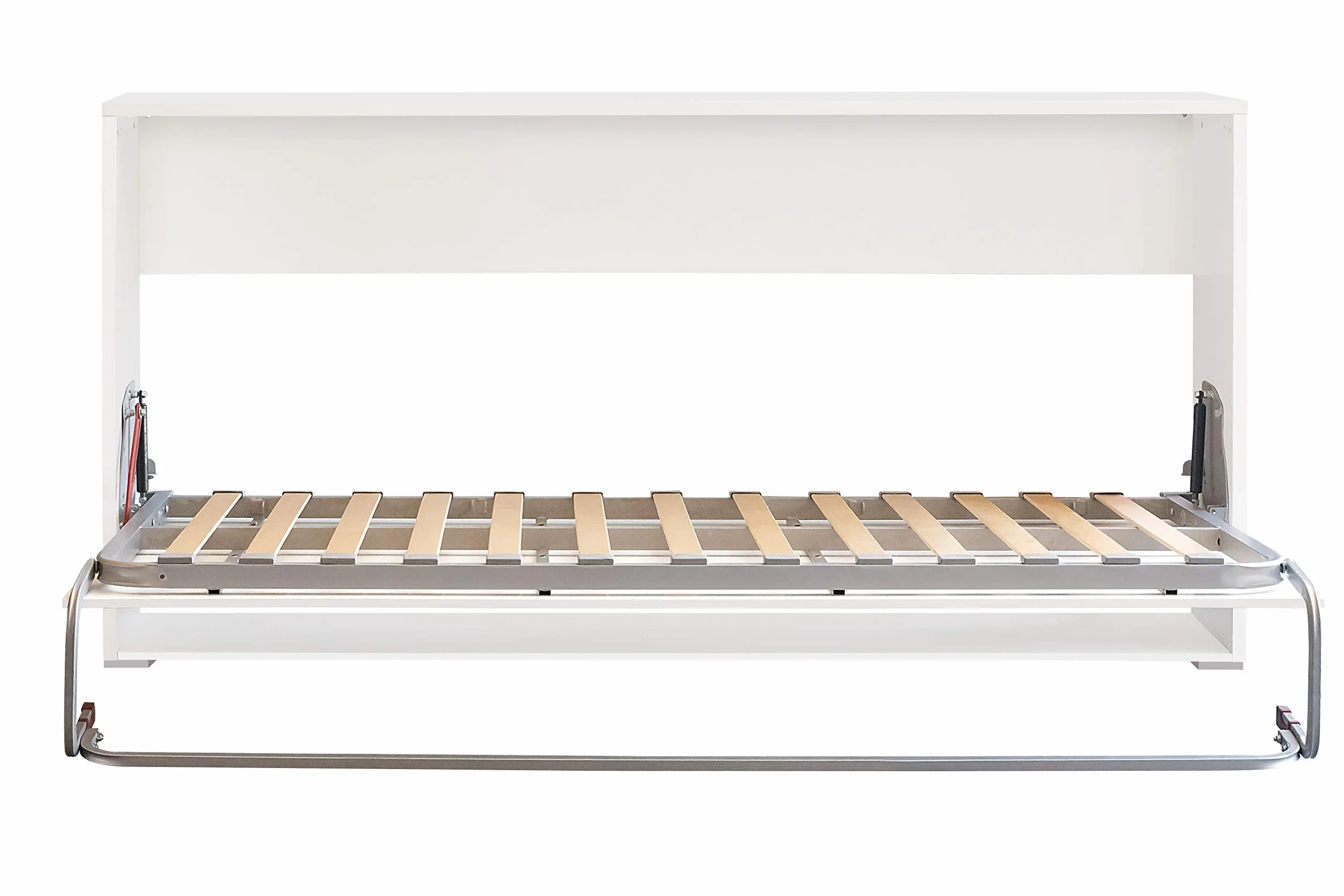 Cama Abatible Horizontal Plegable de Pared de 90x190 Color Blanco