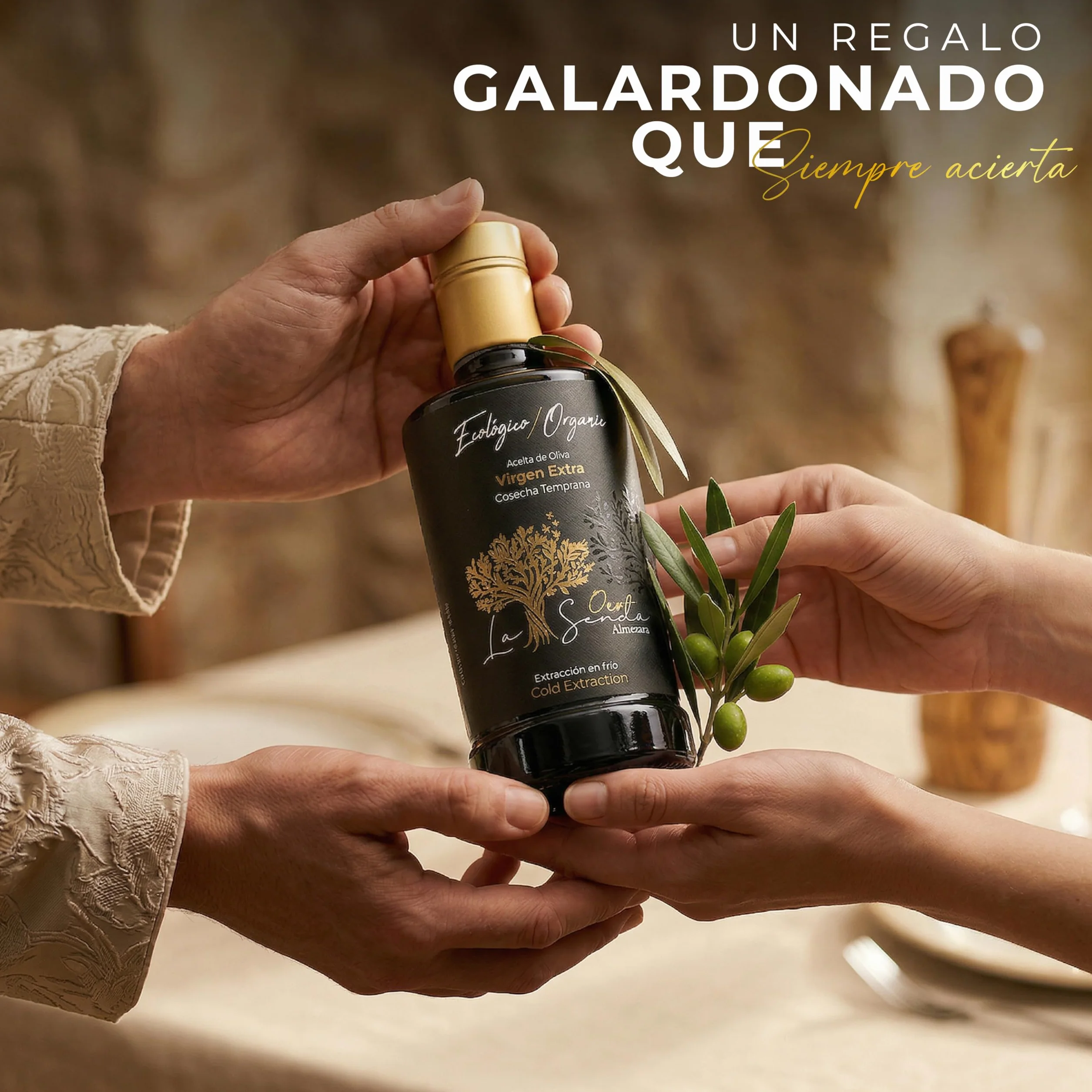 Almazara la Senda Aceite de Oliva Virgen Extra Picual & Cornicabra 1L Pack x2