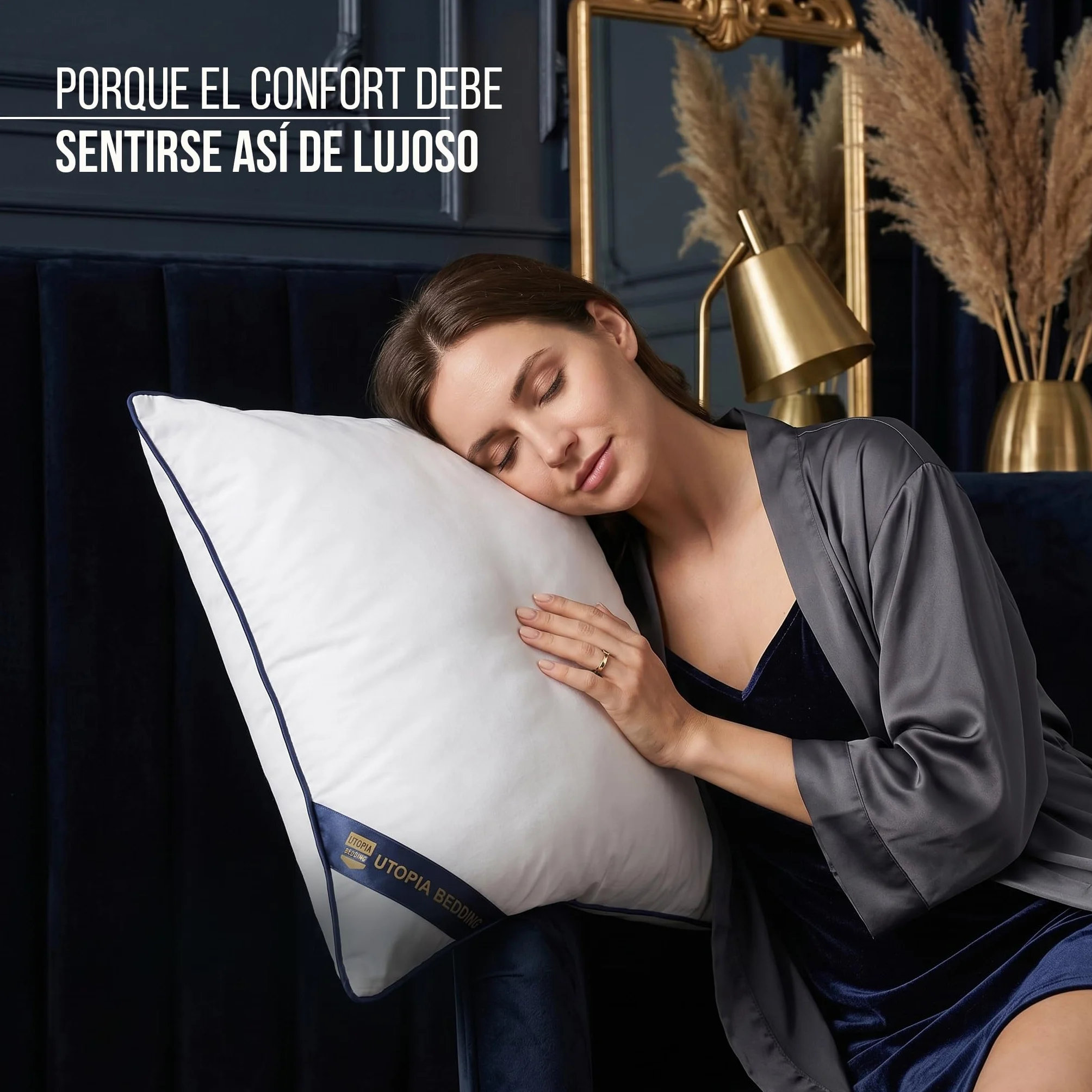 Utopia Bedding Relleno Cojín Decorativo 30x50 cm Blanco 2 Unidades