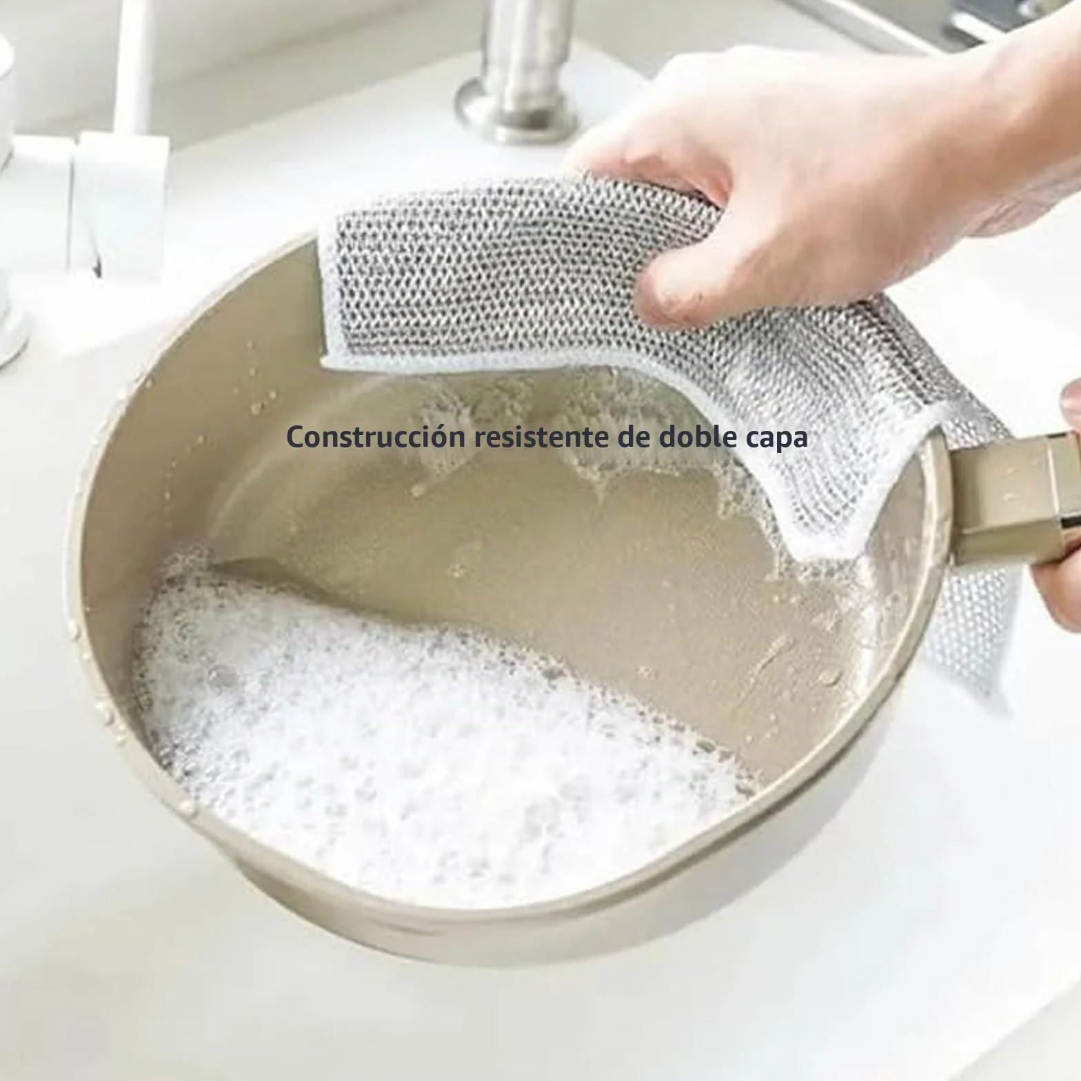 Cepillo Cocina Madera Bambu Platos Limpieza, Cepillo Lavavajillas, Ecológico Natural, 1 Mango Y 3 Cabezas De Reemplazo, 1 Esponja Y 3 Trapos Cocina