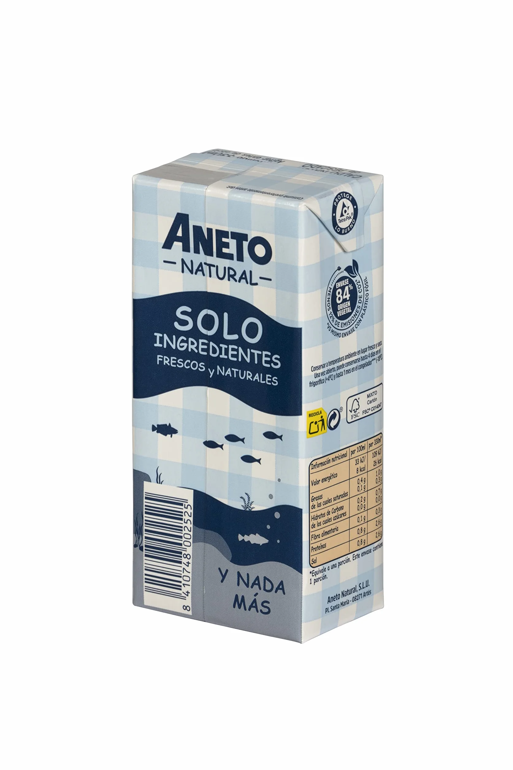 Aneto Caldo de Pescado 2x330ml Caja 6 Unidades