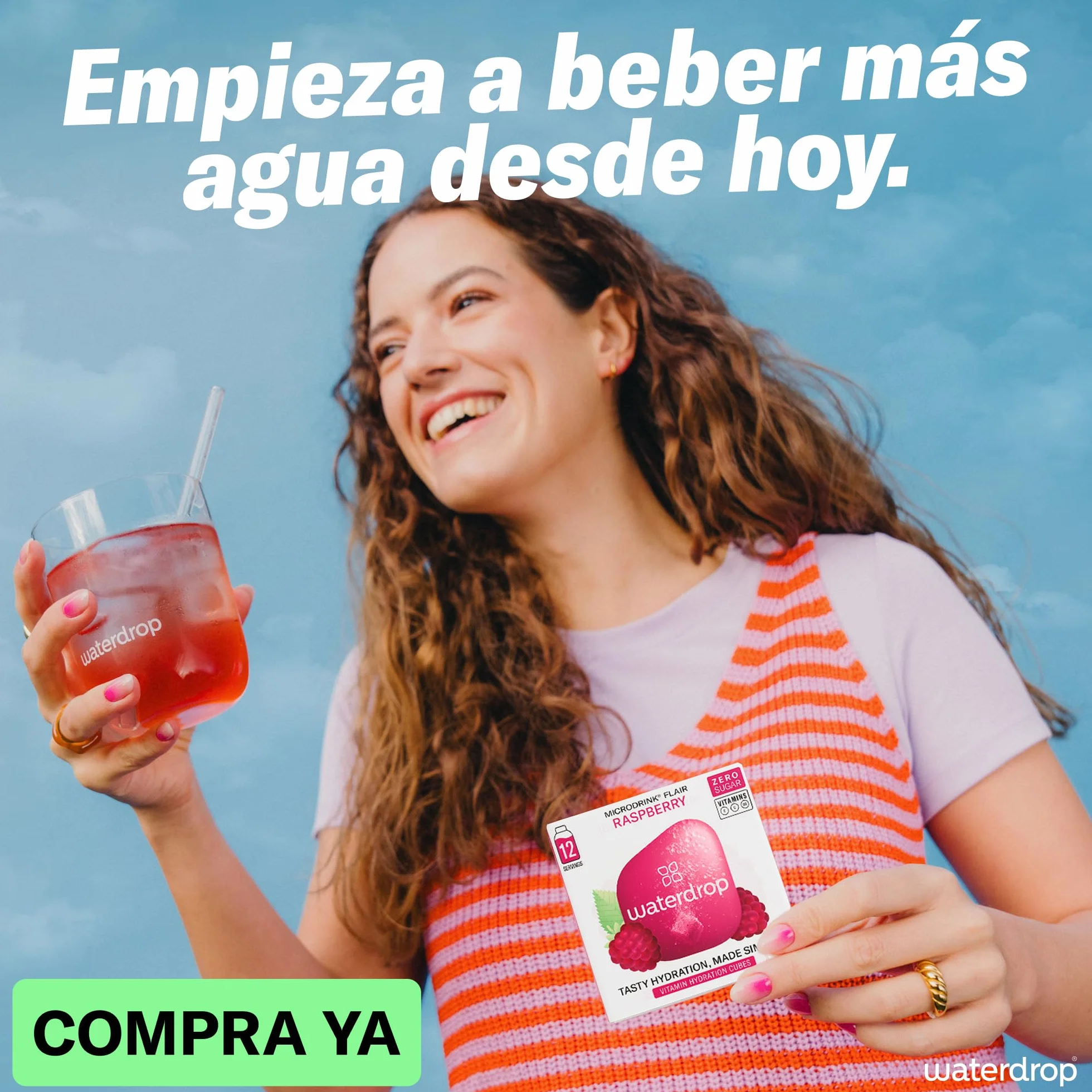 Waterdrop Microdrink Set Mix Clásico, 48 Pastillas Saborizantes para Agua, 4 Sabores Afrutados Sin Azúcar, Baja en Calorías con Vitaminas