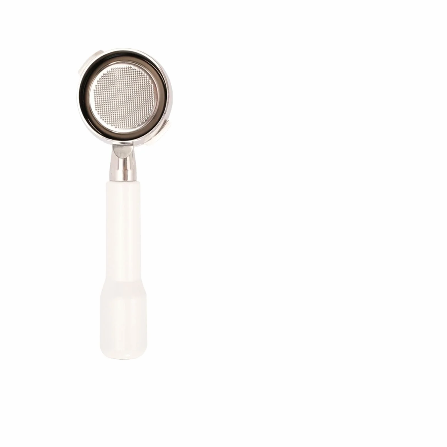 Compatible con portafiltro sin fondo GAGGIA 58MM | Café, mango de madera maciza, desnudo, cesta de filtro, accesorios de barista(GAGGIA White)