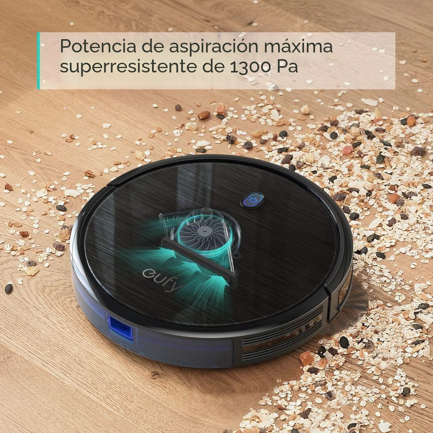 Robot Aspirador eufy RoboVac 11S (Slim) con BoostIQ, superdelgado, Fuerte Fuerza de succión de 1300 Pa, aspiradora robótica autocargable, Ideal para propietarios de Mascotas (reacondicionado)