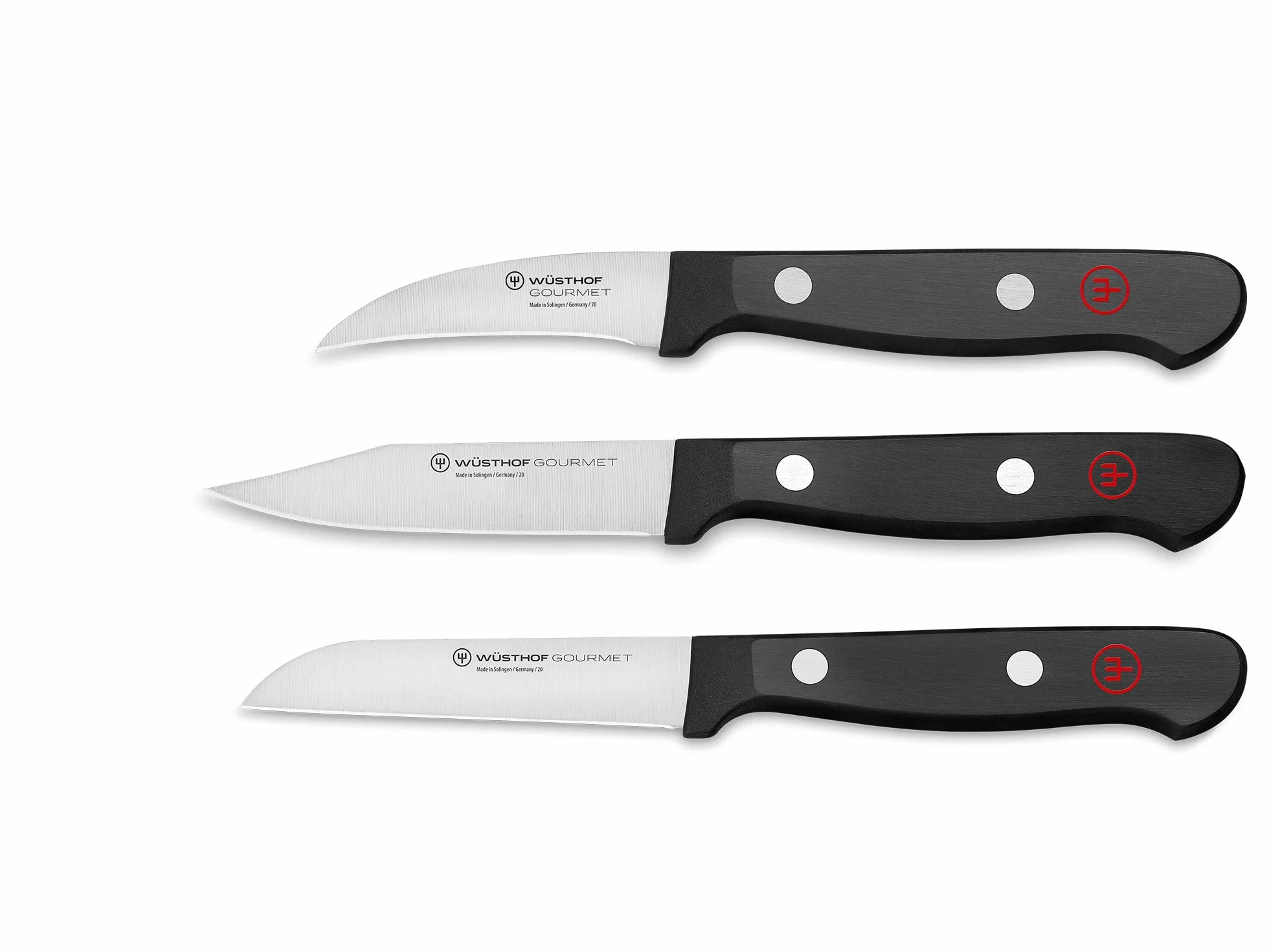 WÜSTHOF Gourmet Juego de 3 cuchillos legumbres