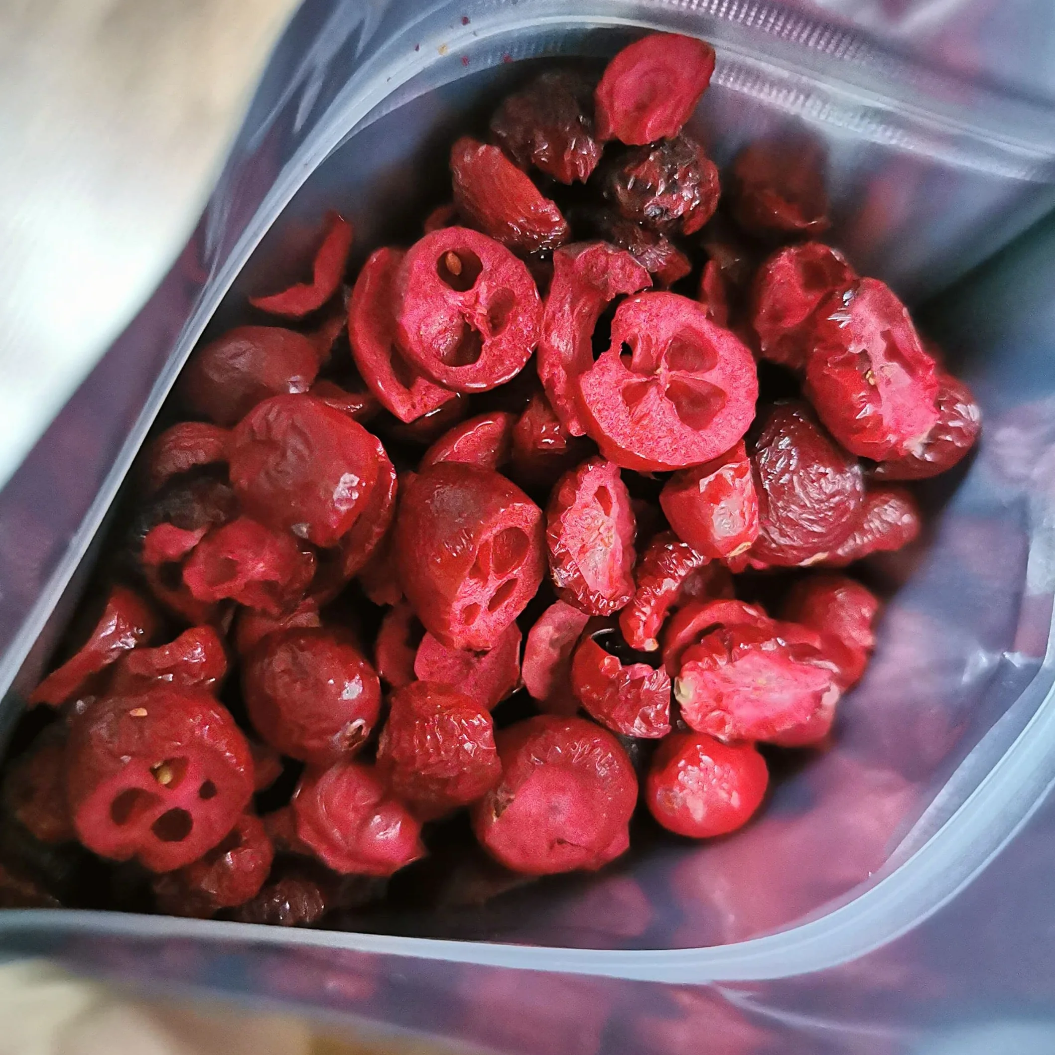 Arandano Rojo Liofilizado 100% Natural Frutas Deshidratadas Cranberry Freeze Dried Fruit ZingyZoo