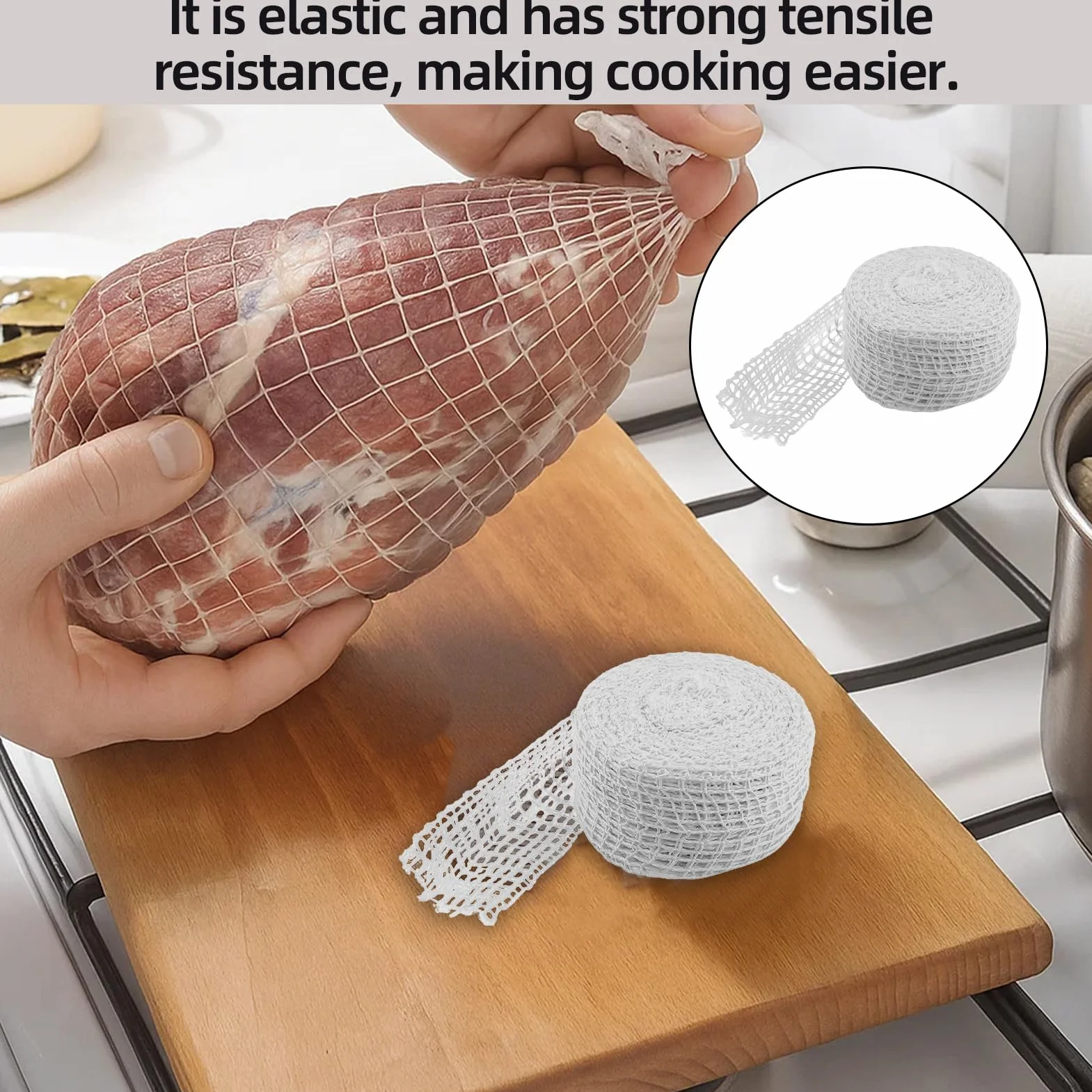 Bolsa de jamón de Secado para Colgar, Cuerda de Alimentos para Roti