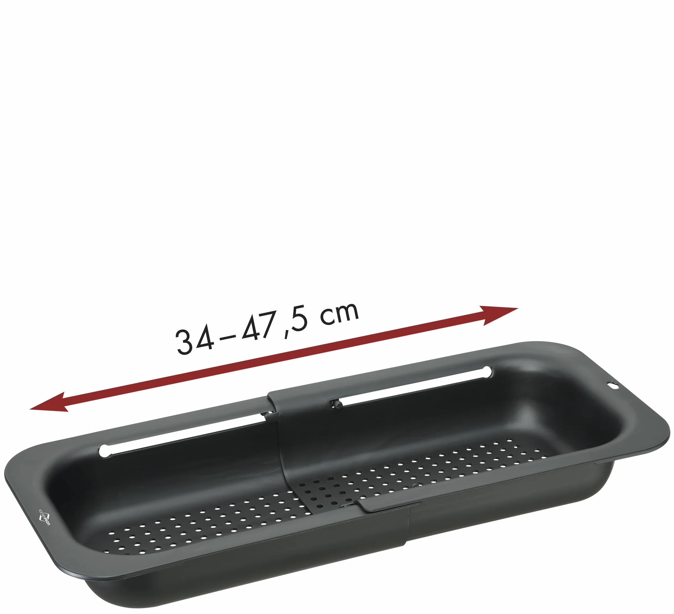 KÜCHENPROFI Colador de fregadero extensible universal 100 °C plástico resistente