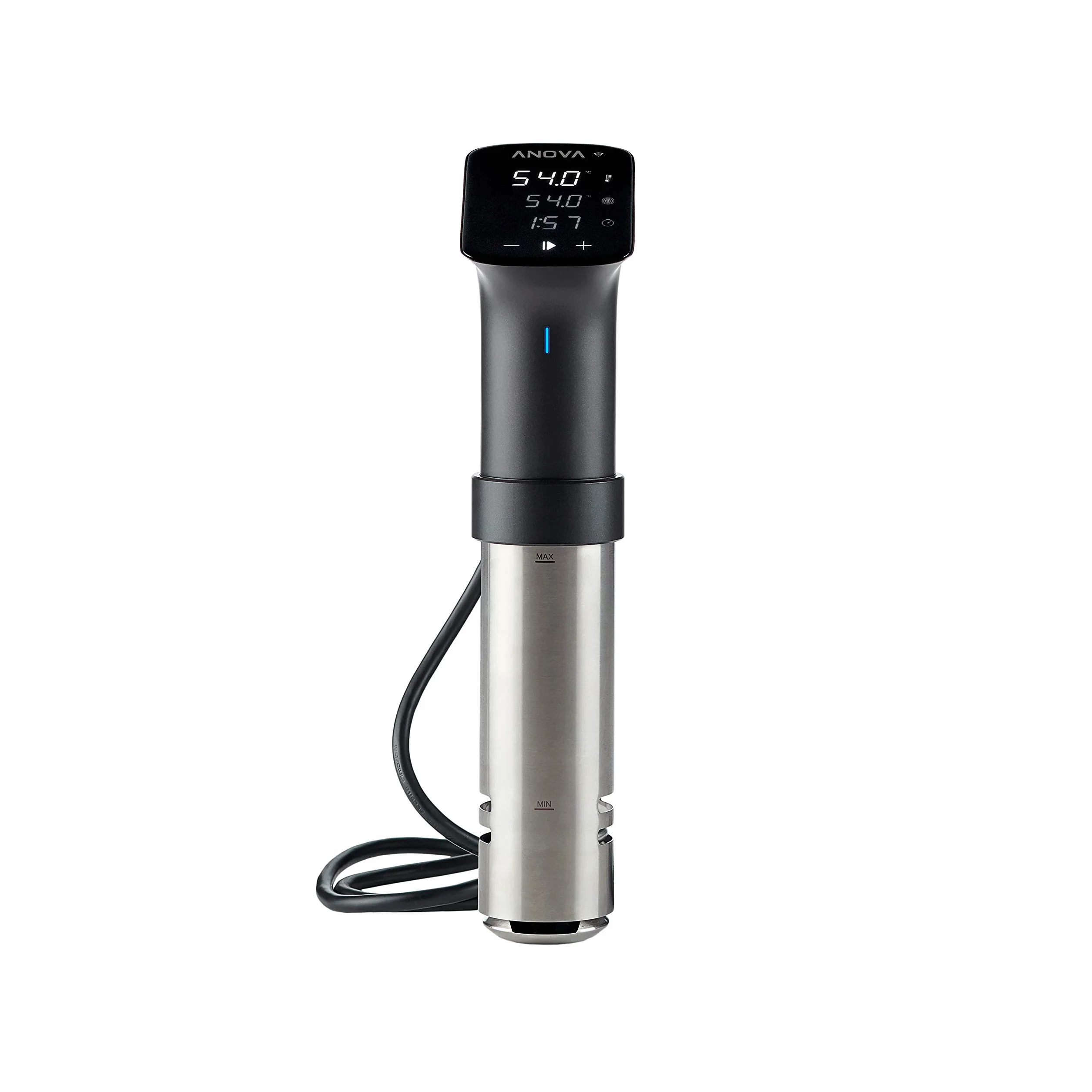 Anova Precision Cooker Pro, Cocedor Sous Vide, [AN600-EU00], WiFi, 100 Watt, enchufe tipo C incluido para uso en EU, Negro y Plata