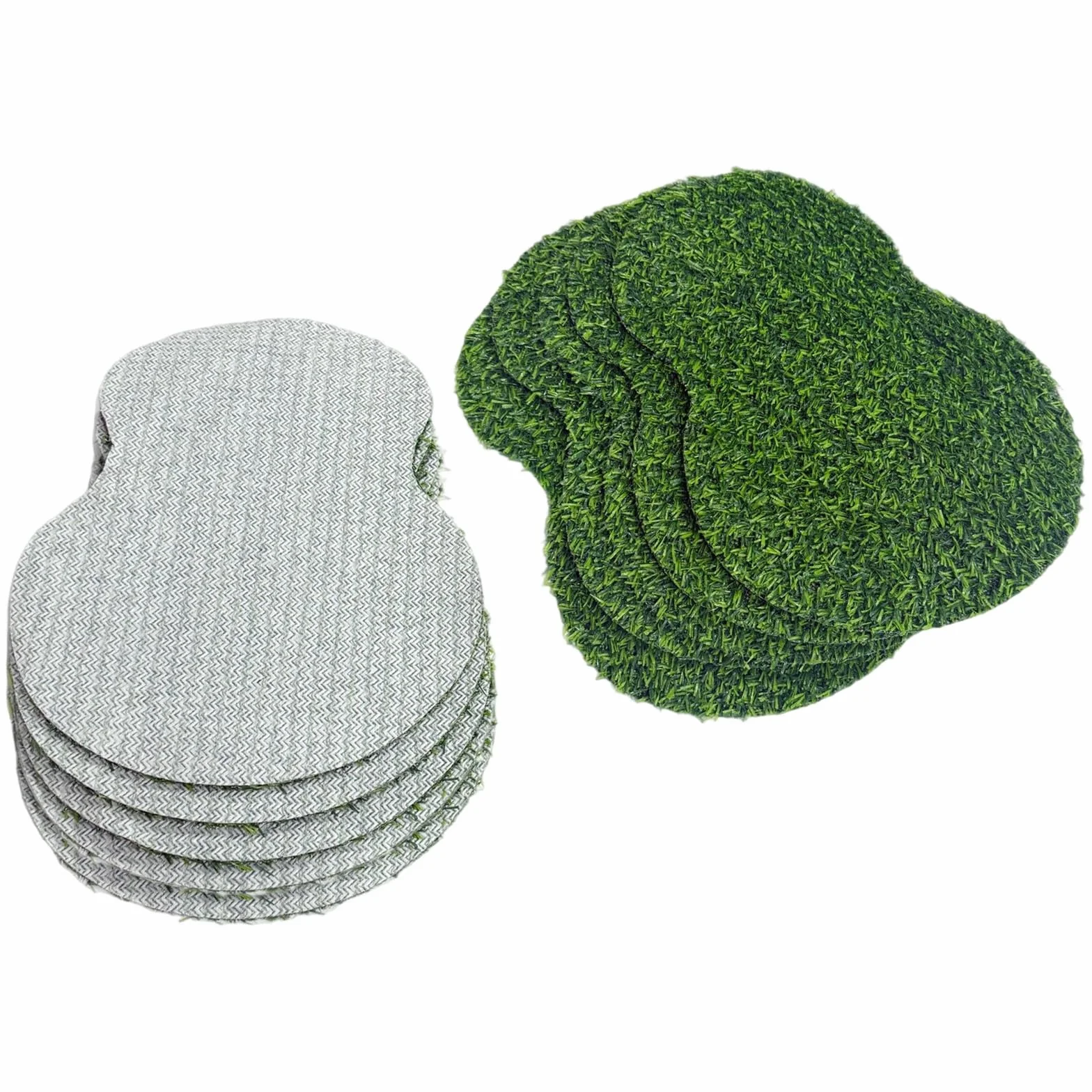 10 manteles individuales de césped artificial, antideslizantes, fáciles de usar, protectores de mesa de comedor, accesorios de comida para reuniones familiares, fundas de mesa multiusos