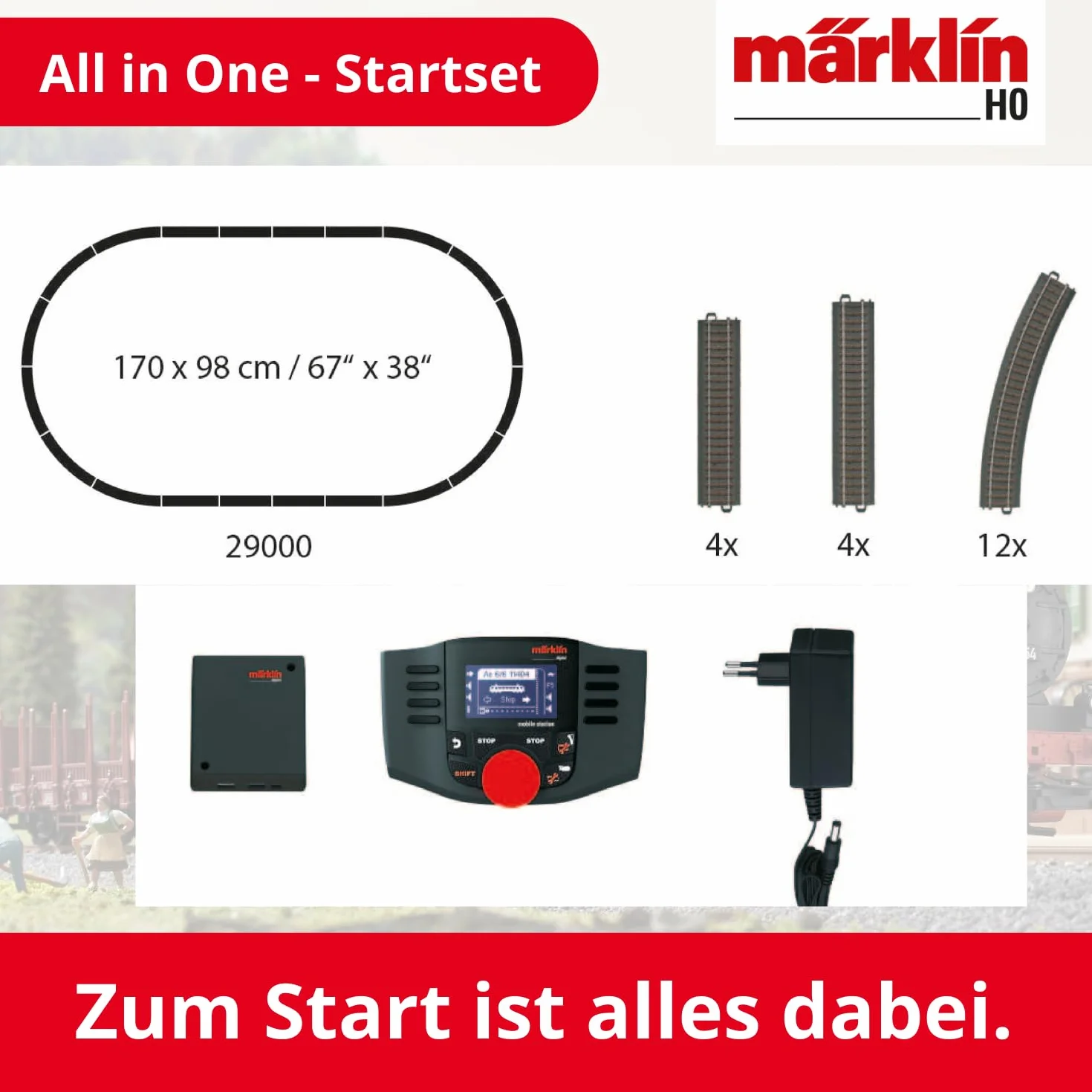 Märklin 29000 - Set Digital para Principiante MS2, Multicolor