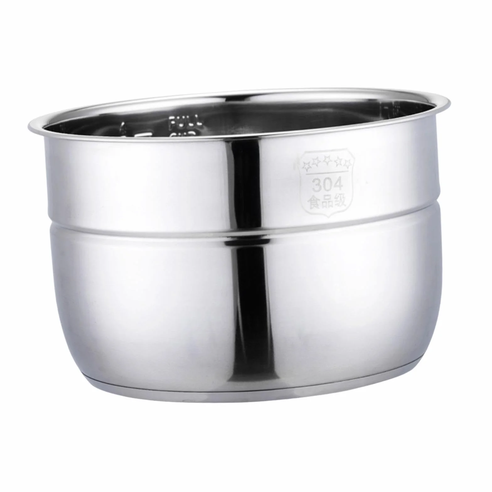 Olla a Presión Reemplazo Recipiente Interno Acero Inoxidable Cocina Olla Eléctrica Gran Capacidad Apto para Familiares Celebraciones, 12l