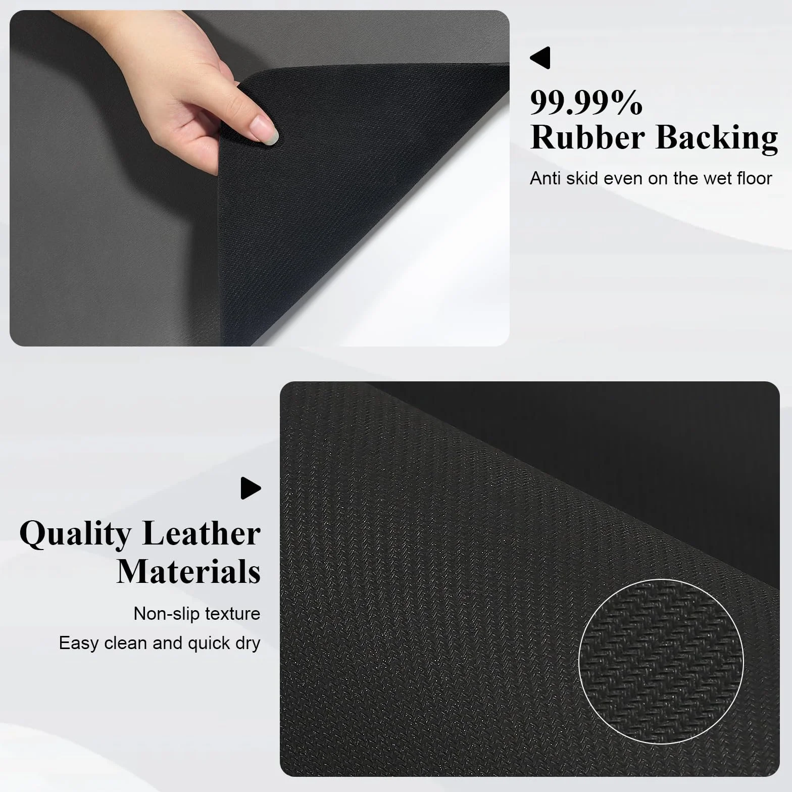 Alfombrilla Escurreplatos, Alfombrilla Escurreplatos Super Absorbente, Alfombra Escurreplatos Antideslizante para Mostrador de Cocina, Esterilla de Secado para Cafetera, Protector de Encimera