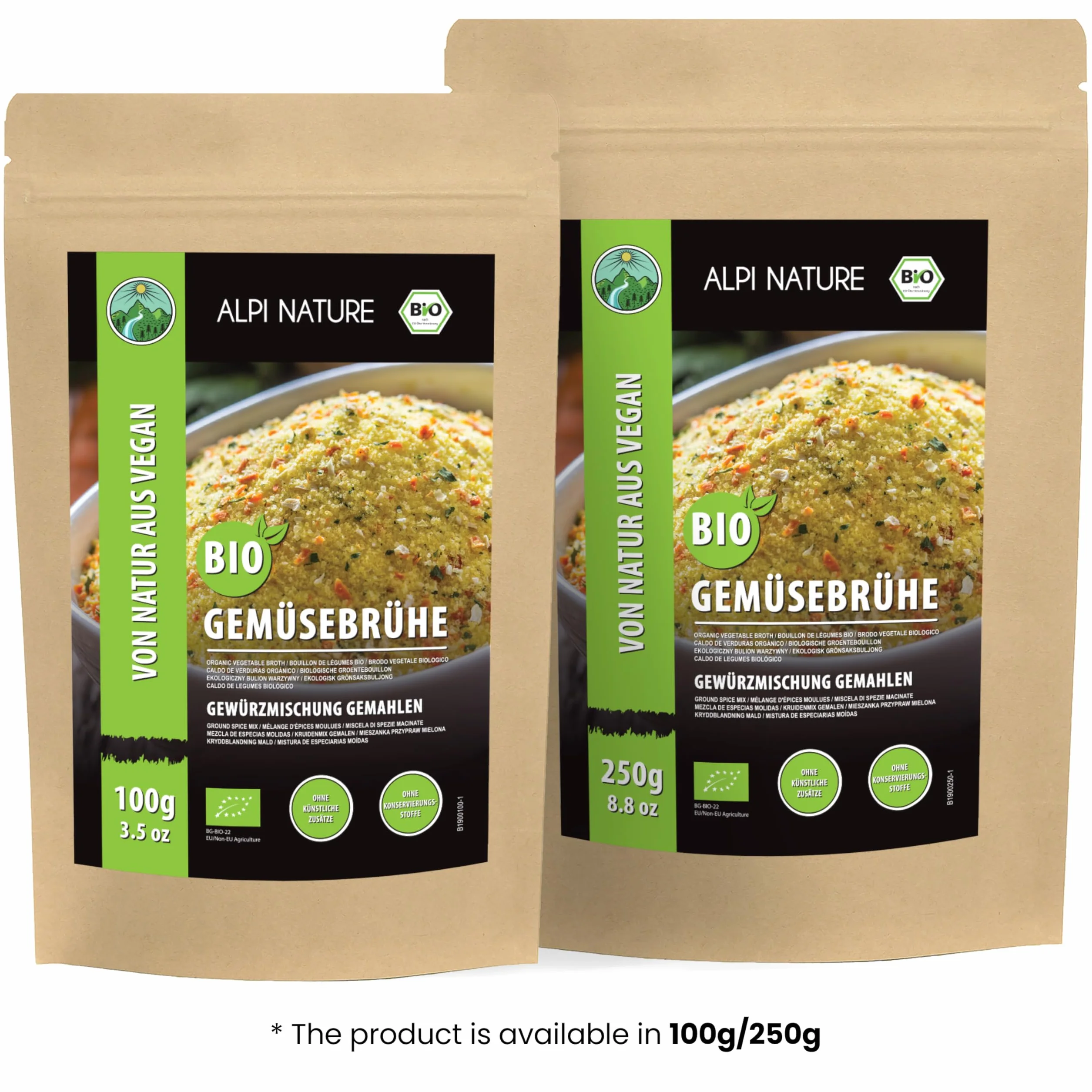 Alpi Nature Mezcla de Condimentos Orgánicos para Caldo de Verduras 250g