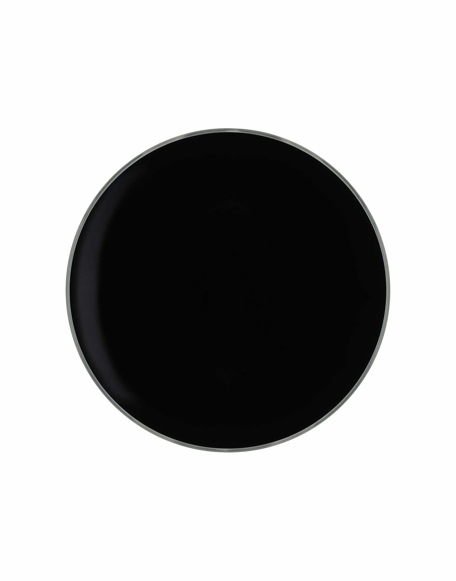 Kartell Tip Top Mesa, Bambú, Parte superior de PMMA, Negro brillante, 48 x 50 x 52 cm, Pata Transparente