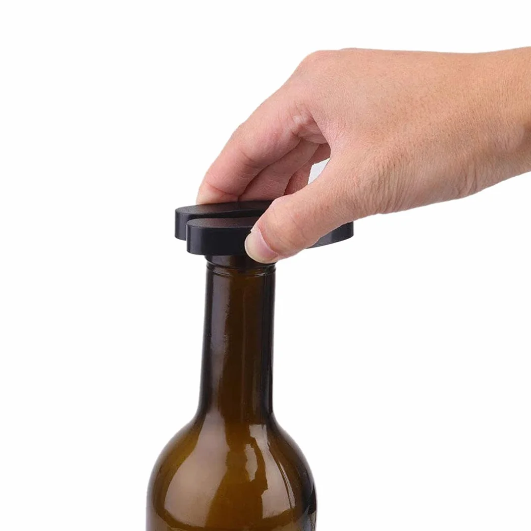 4 Pcs Cortador de cápsulas de Acero Inoxidable, Cortacápsulas, Abrebotellas, Eliminador de Cierres de Botellas de Vino, Descapsulador de Botellas de Vino