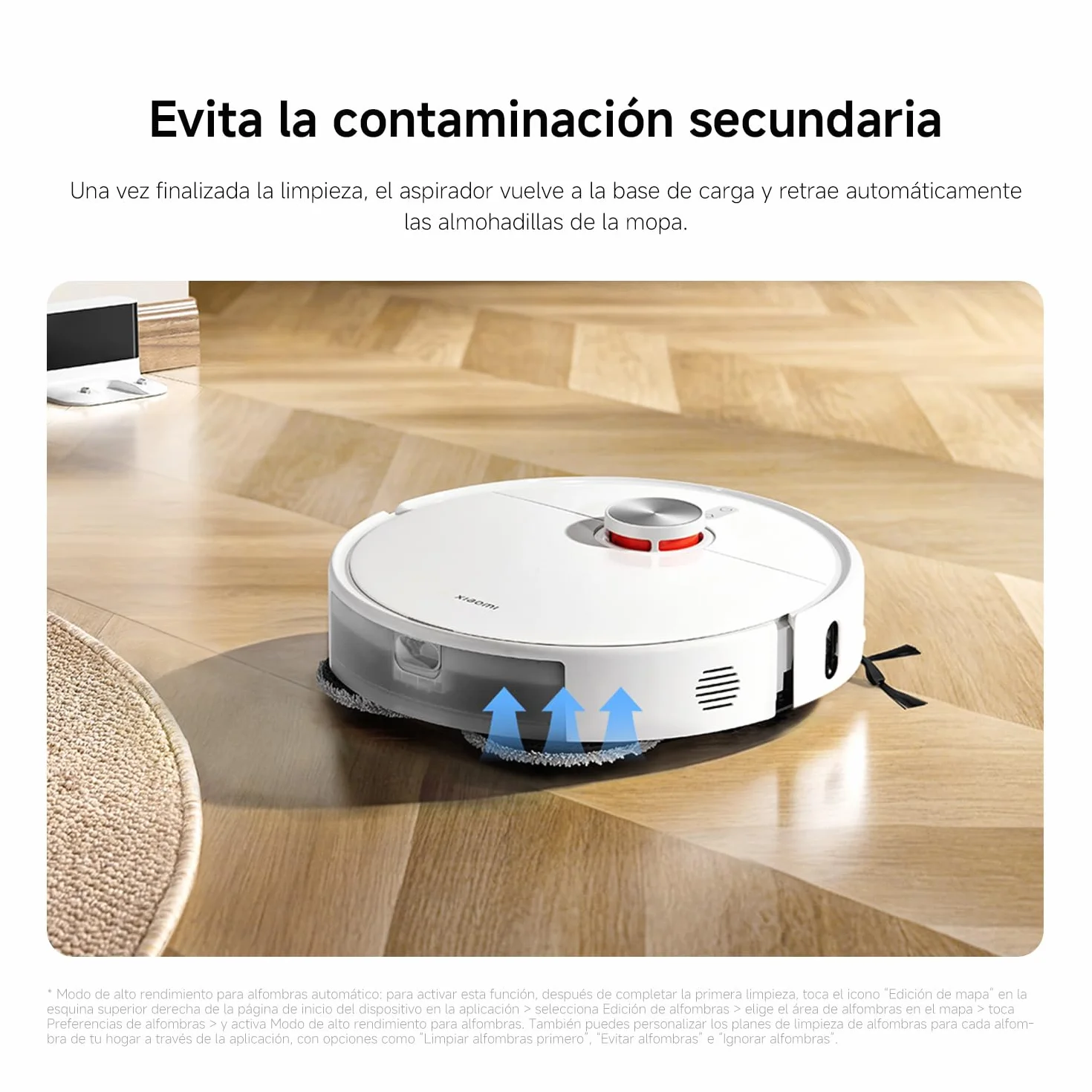 XIAOMI S40 Pro Robot Vacuum Cleaner 15000 Pa Suction Anti-tangle Brushes Auto-lift Mop App & Voice Control