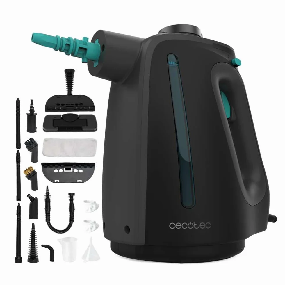 Cecotec Limpiador de Vapor Hydrosteam 1300 Rapid Max X-Treme 1350W 550ml 3 Bares 16 Accesorios