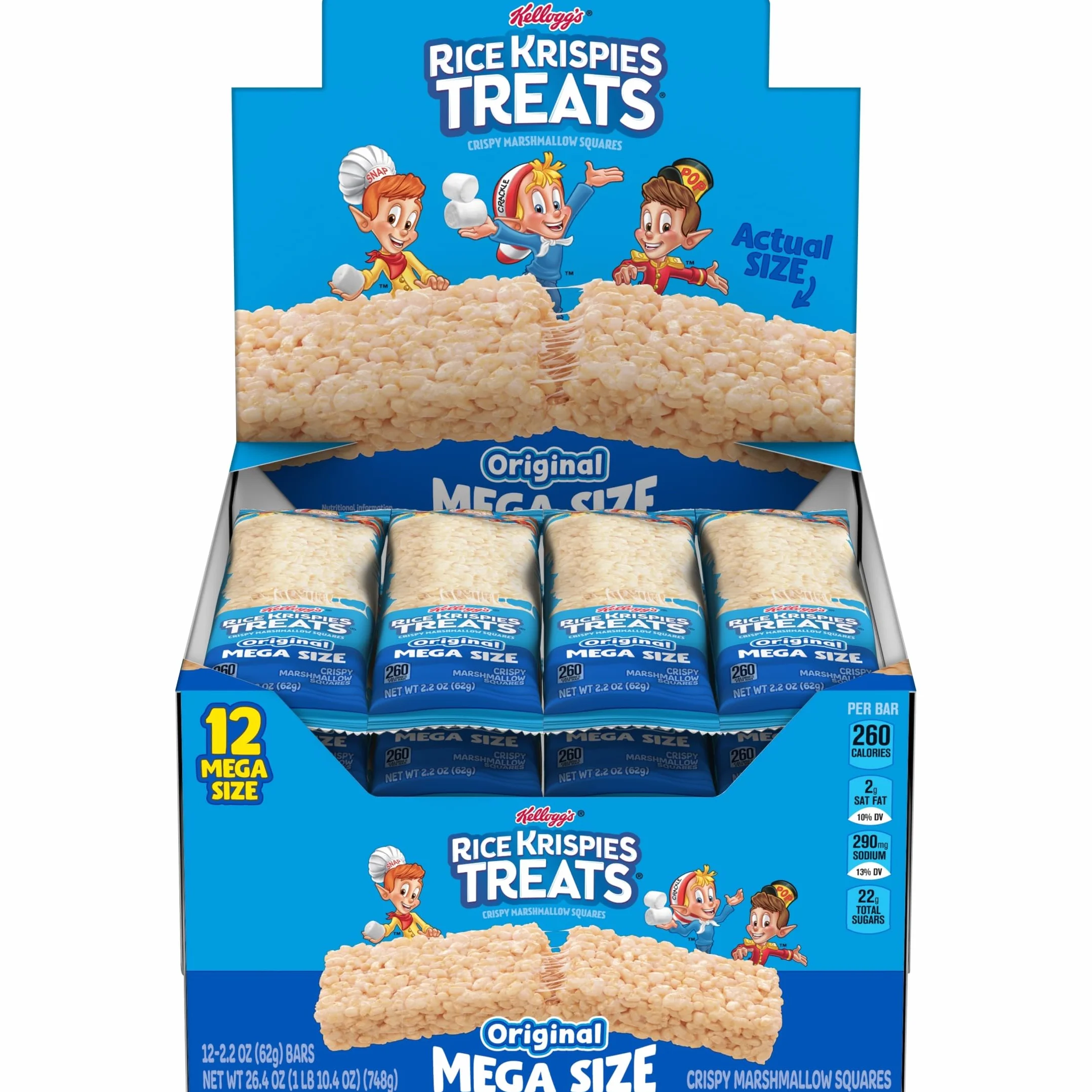 Rice Krispies Treats Marshmallow Snack Bar original 2.2 oz 12-pack