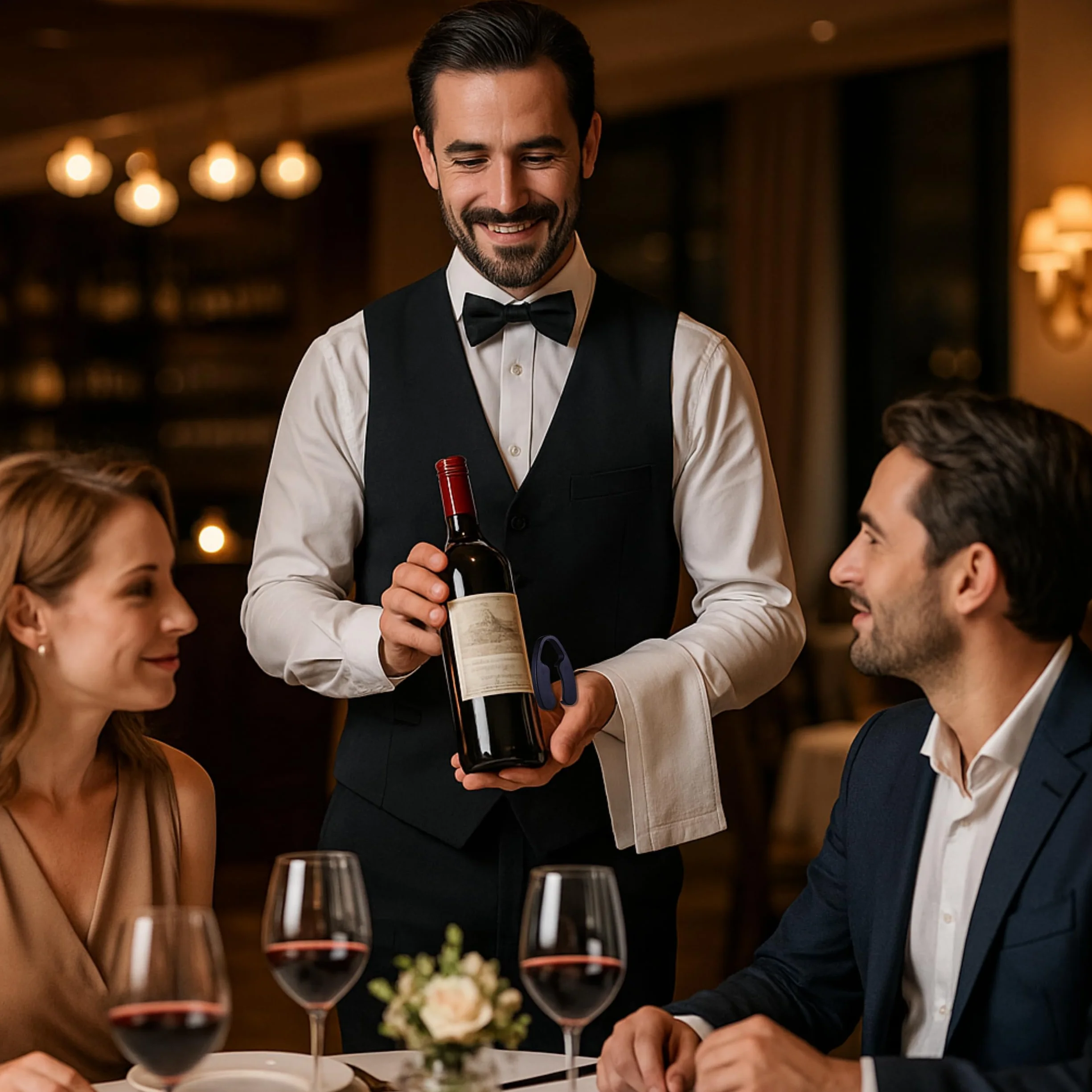 Corta Cápsulas de Vino Imantado (2 Unidades) – Cortador del Cuello de Botella de Vino – Descapsulador Preciso y Seguro – Accesorio para Vino – Ideal para regalo cenas amigos