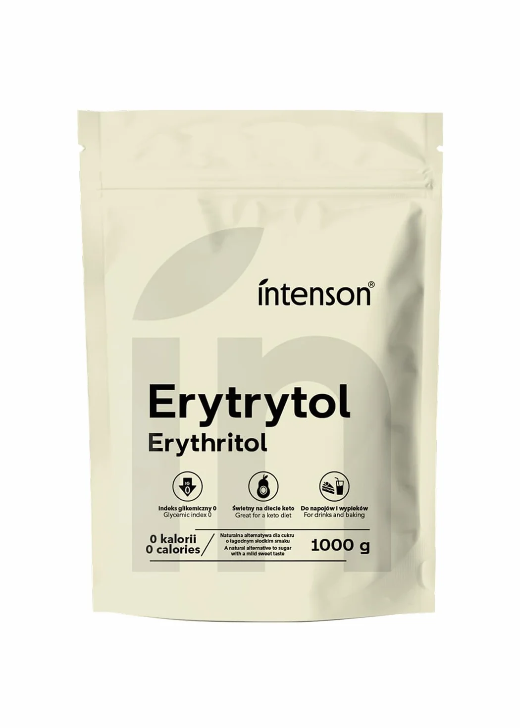 Eritritol 1 kg Edulcorante 100% natural Vegano Granulado Alternativa al azúcar Apto para diabéticos