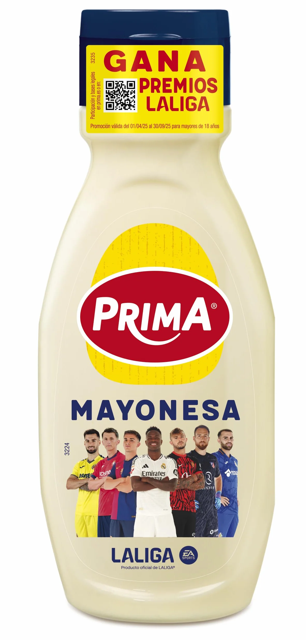 Prima Mayonesa receta tradicional con huevos 400 ml España