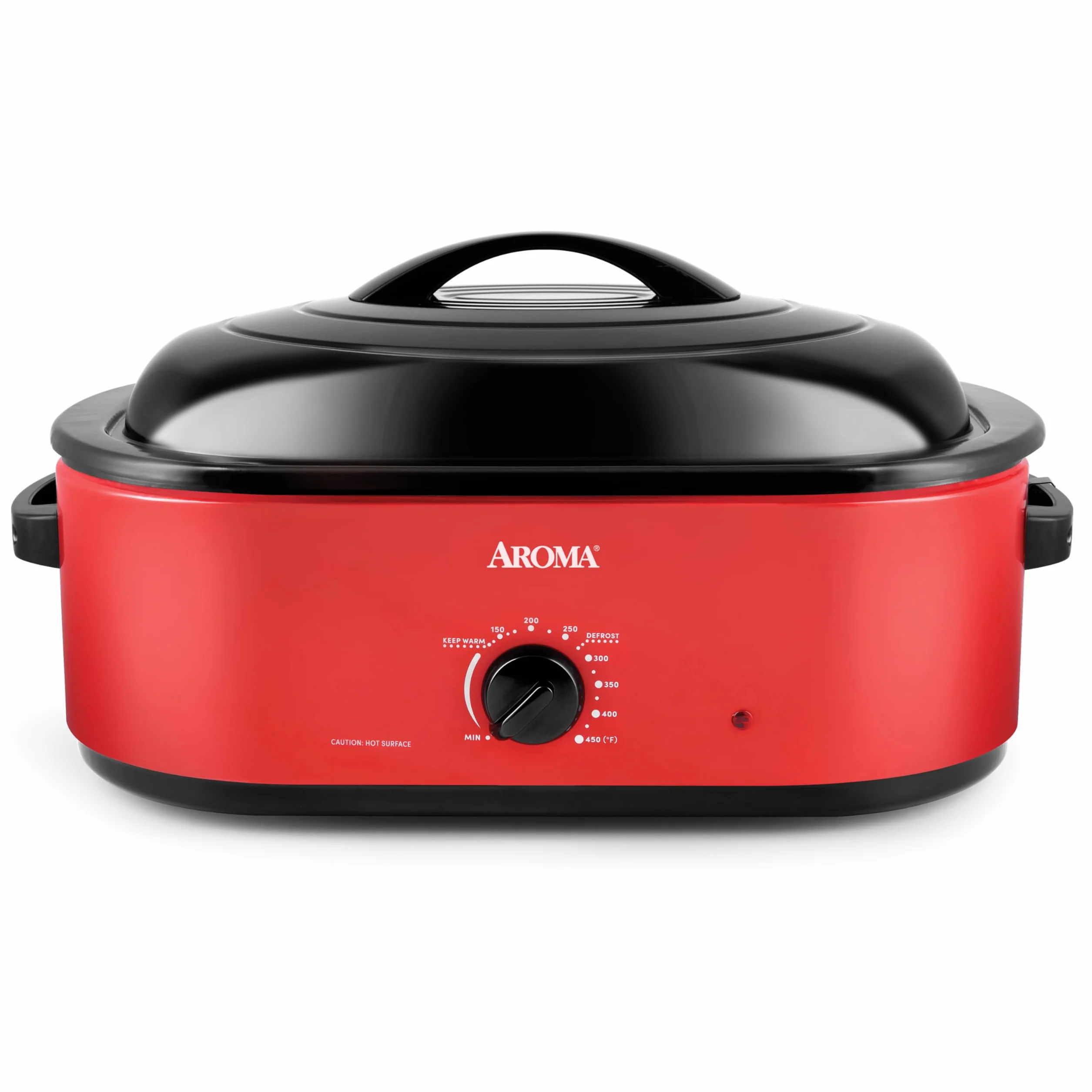 AROMA Horno tostador de 18 cuartos rojo