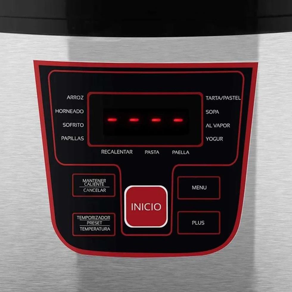 Orbegozo MCP 6000 - Máquina de cocinar programable, 11 programas, pantalla LCD, 5 L de capacidad, temporizador, recetario, 8436044539749