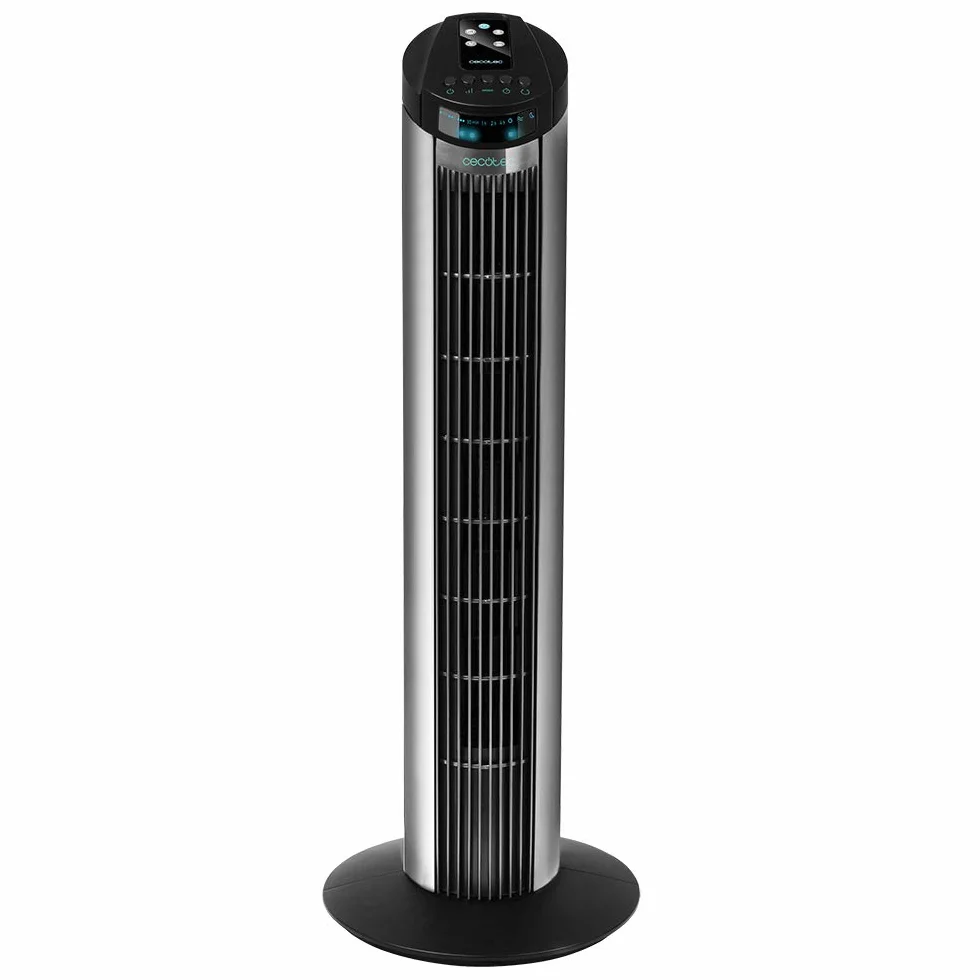 Cecotec EnergySilence 890 Skyline Ventilador de Torre 50W 76cm Oscilación Motor Cobre 3 Velocidades Negro