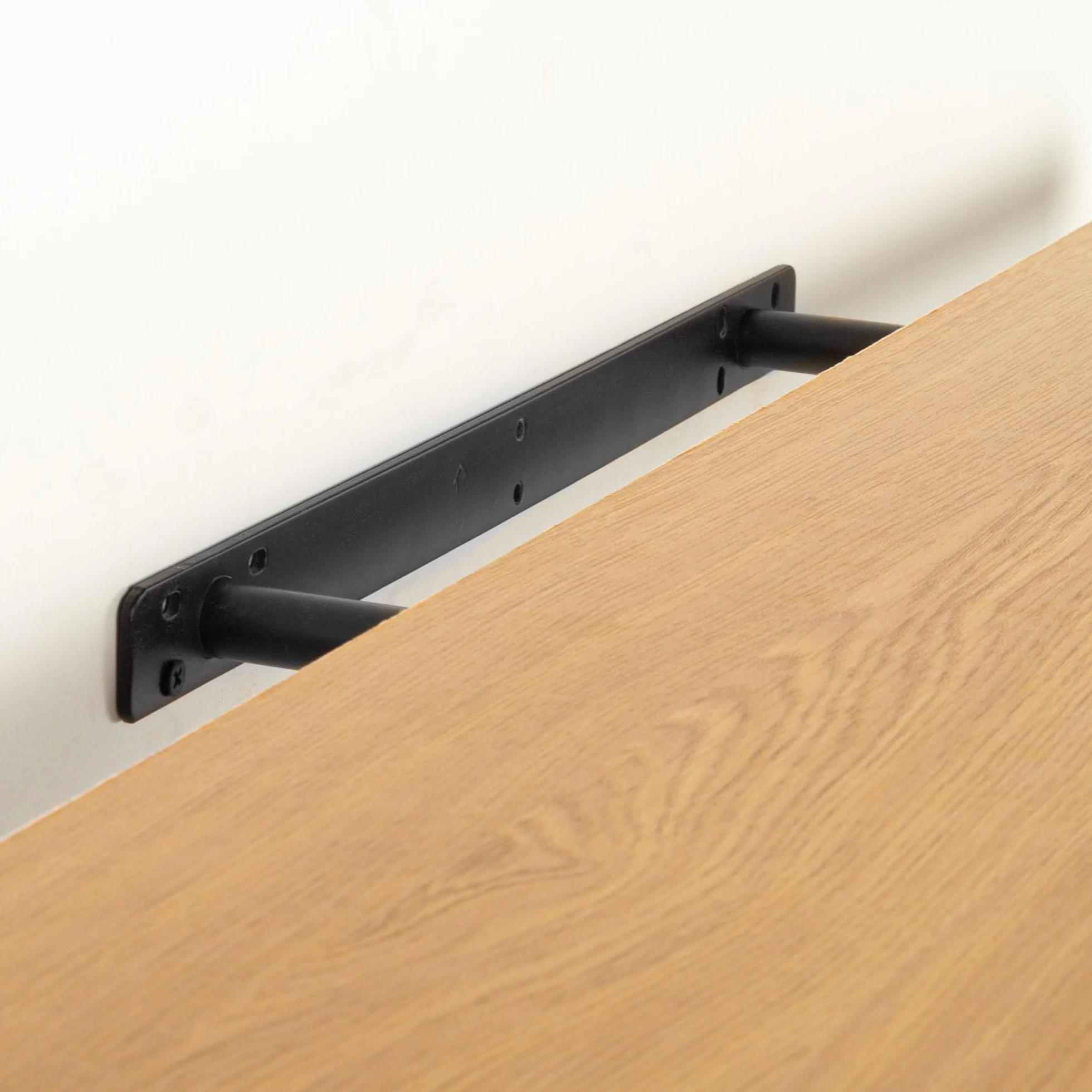 AKTIVE MAX Home Estante de Pared, 100 cm, Peso máximo 5 kg, Flotante, con balda Efecto Madera Roble Natural, Soportes Invisibles, para salón, Dormitorio, Oficina (18491)