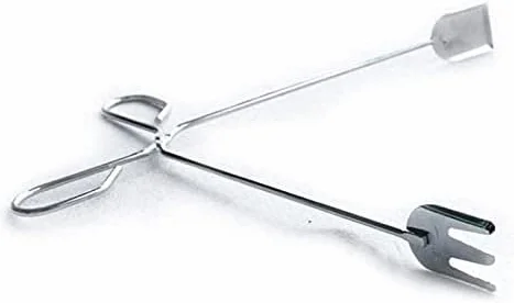 Pinzas de cocina de acero inoxidable, pinzas versátiles para servir barbacoa, pastelería y servir alimentos