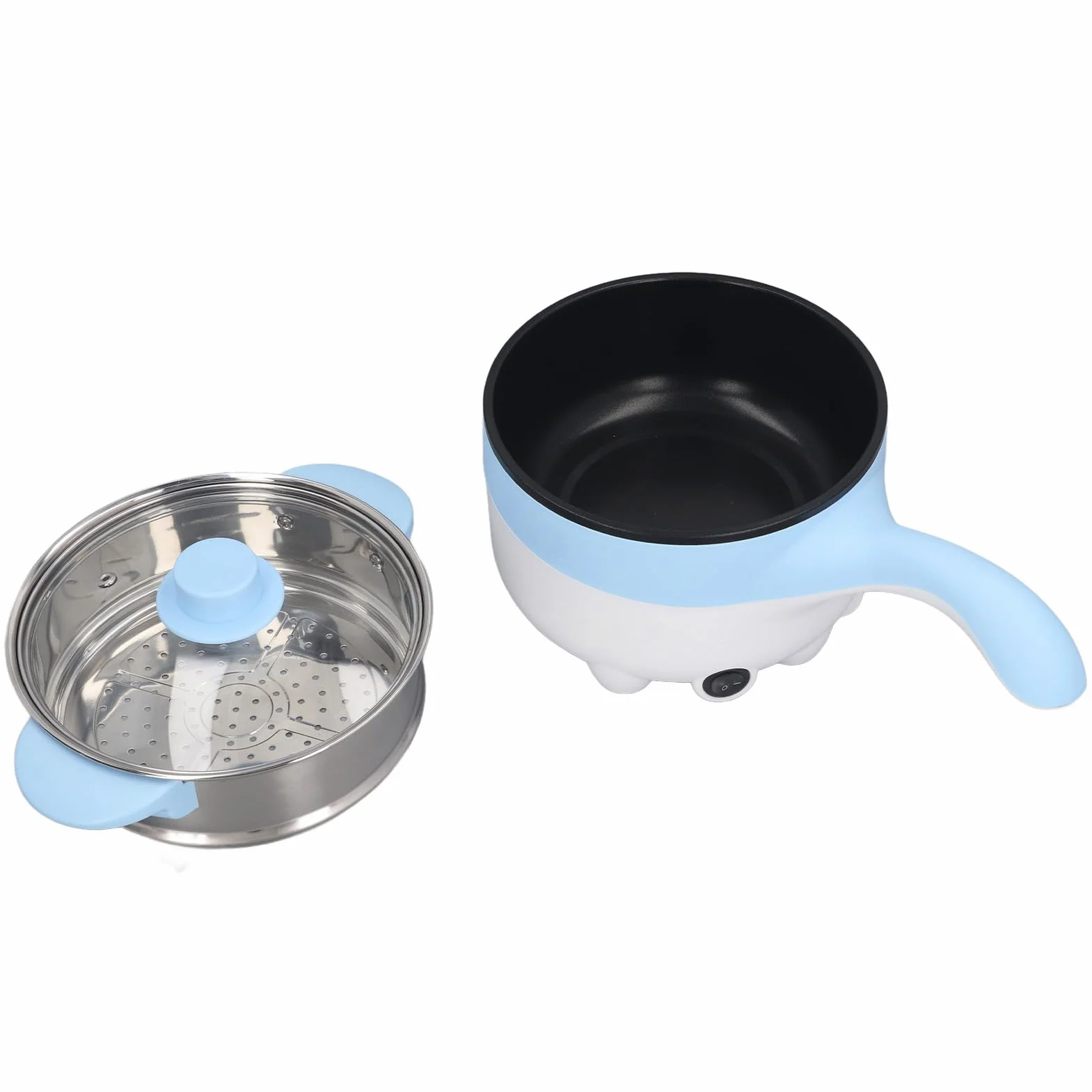 Olla de Cocina Eléctrica para Coche, Sartén Multifunción Portátil 24V 2L Acero Inoxidable para Picnic