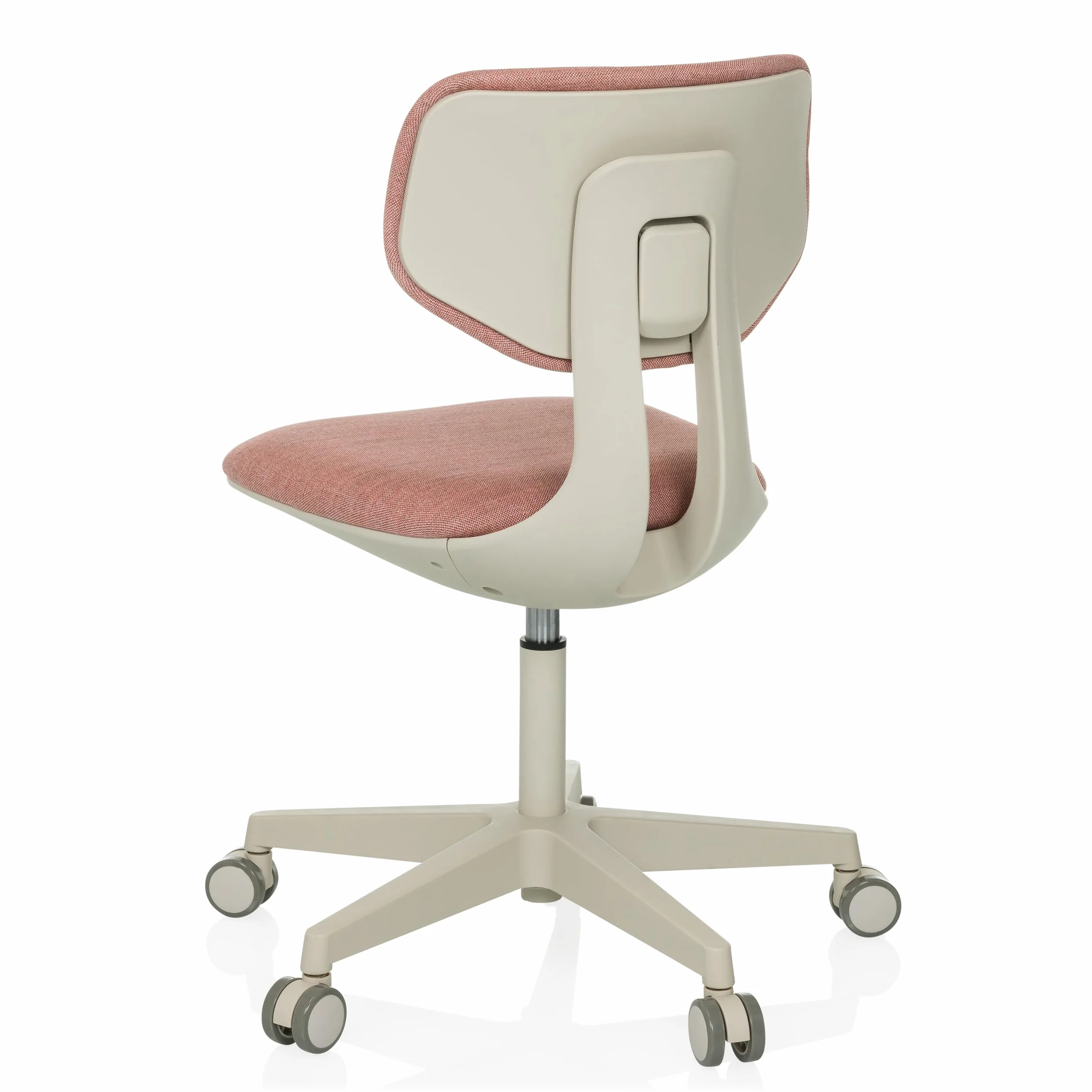 hjh OFFICE Silla giratoria para niños Respaldo Regulable en Altura Kid Classic Silla de Escritorio para niños de 6 a 12 años, Rosa