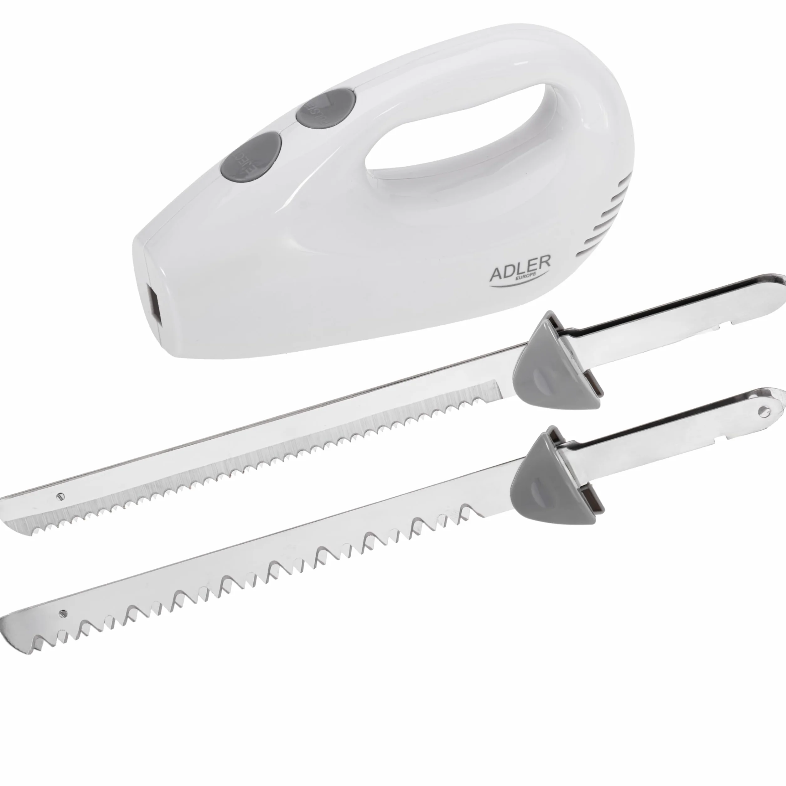 ADLER - Cuchillo eléctrico, 180 W, blanco