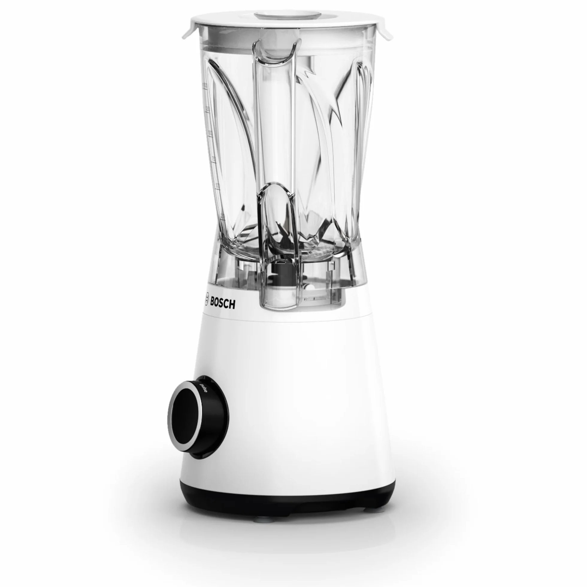 Bosch - Batidora de vaso, VitaPower, Serie 4, 1200W, Jarra Tritán, Botella ToGo, Blanco, MMB6141W