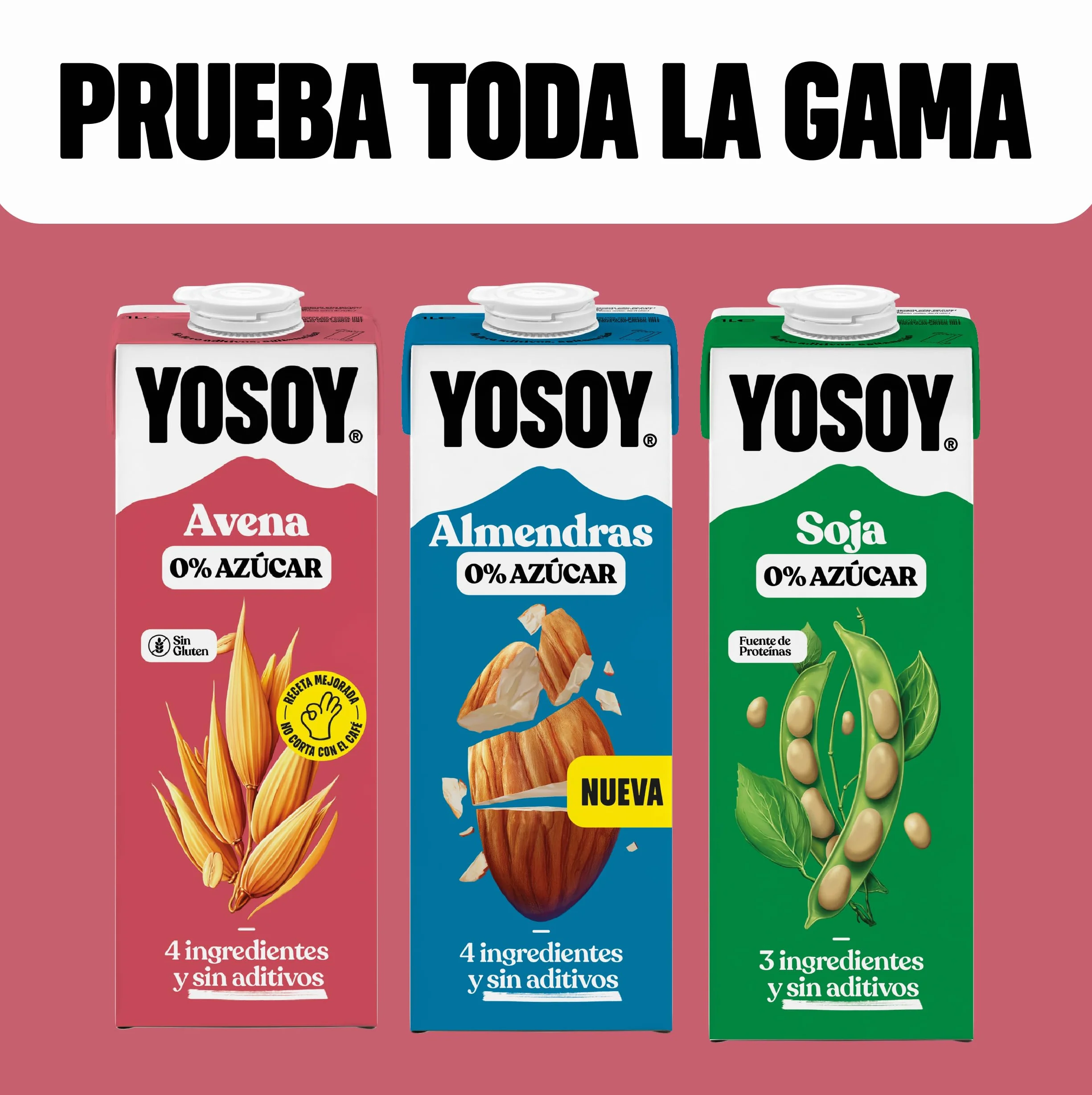 YOSOY Avena 0% azúcares