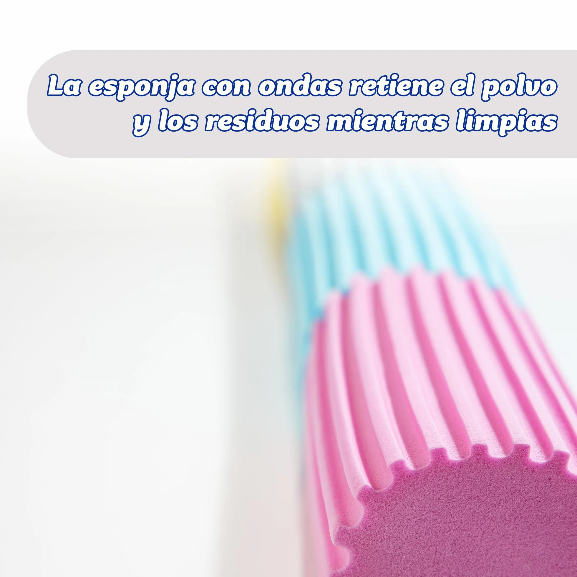 Scrub Daddy Damp Duster Esponja Mágica Atrapapolvo Rosa