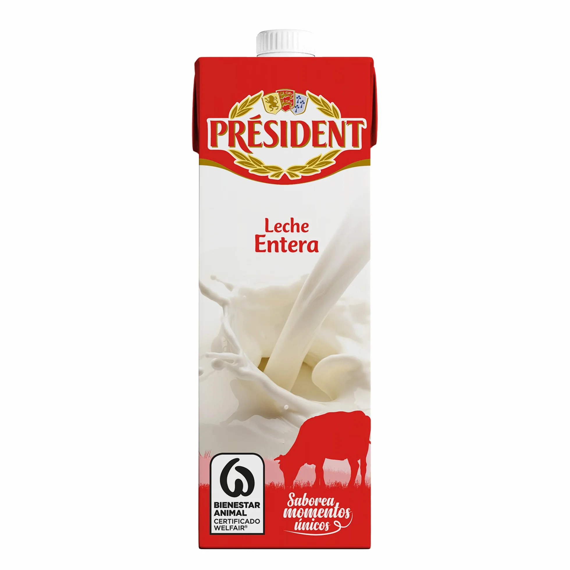 Président Leche Entera Natural de Galicia Pack 6 x 1 L