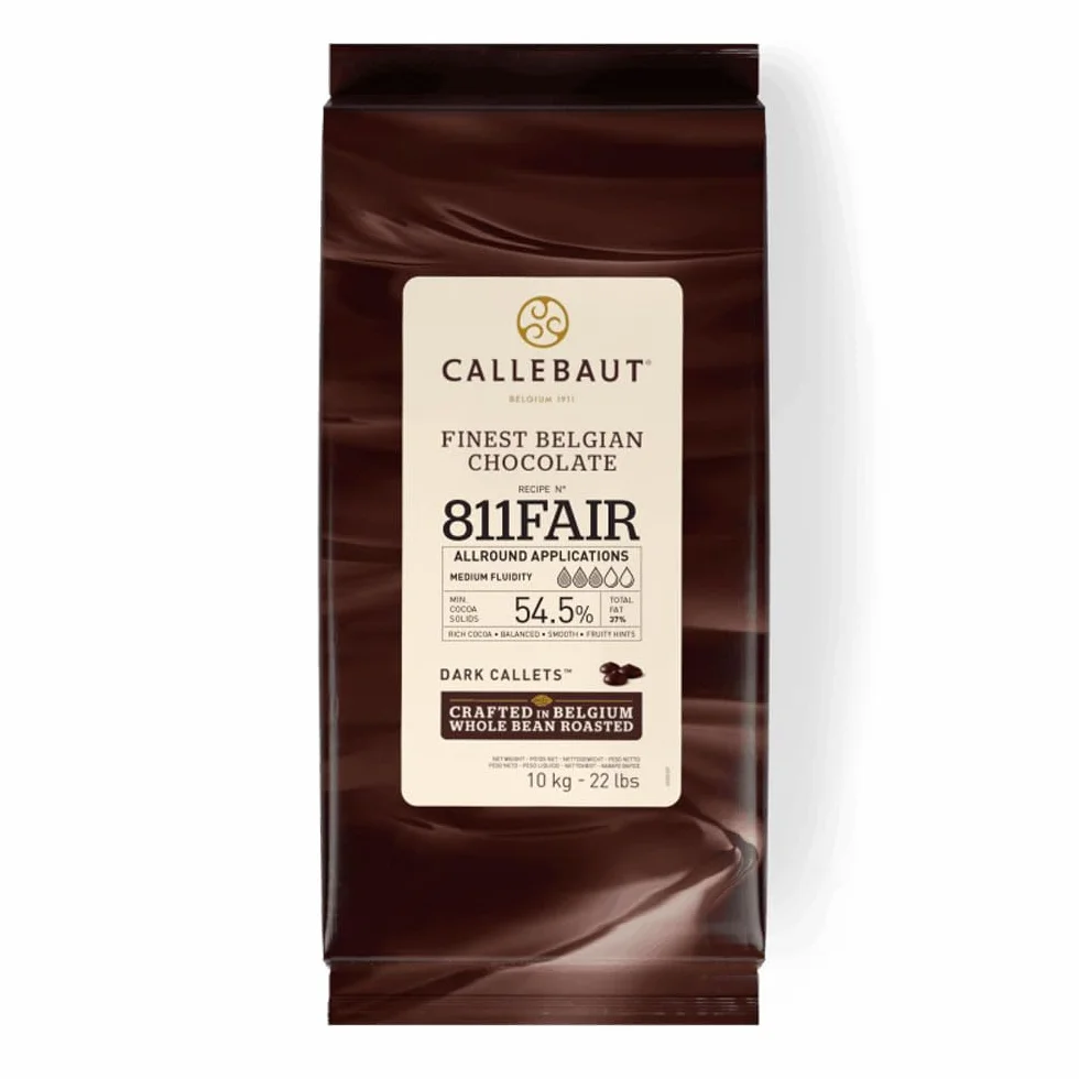 Callebaut Dark 811 Fairtrade 54,5% cacao 10 kg