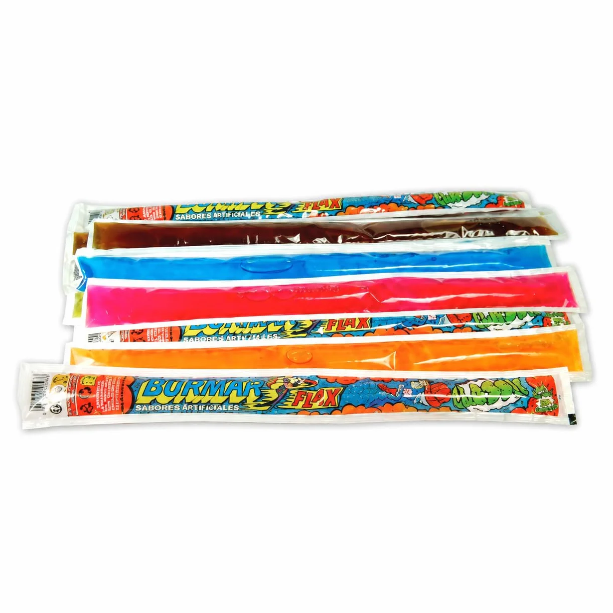 FLAX SABORES CLASICOS Tropical Cola Fresa Naranja Frambuesa Limón 48 x 135 ml