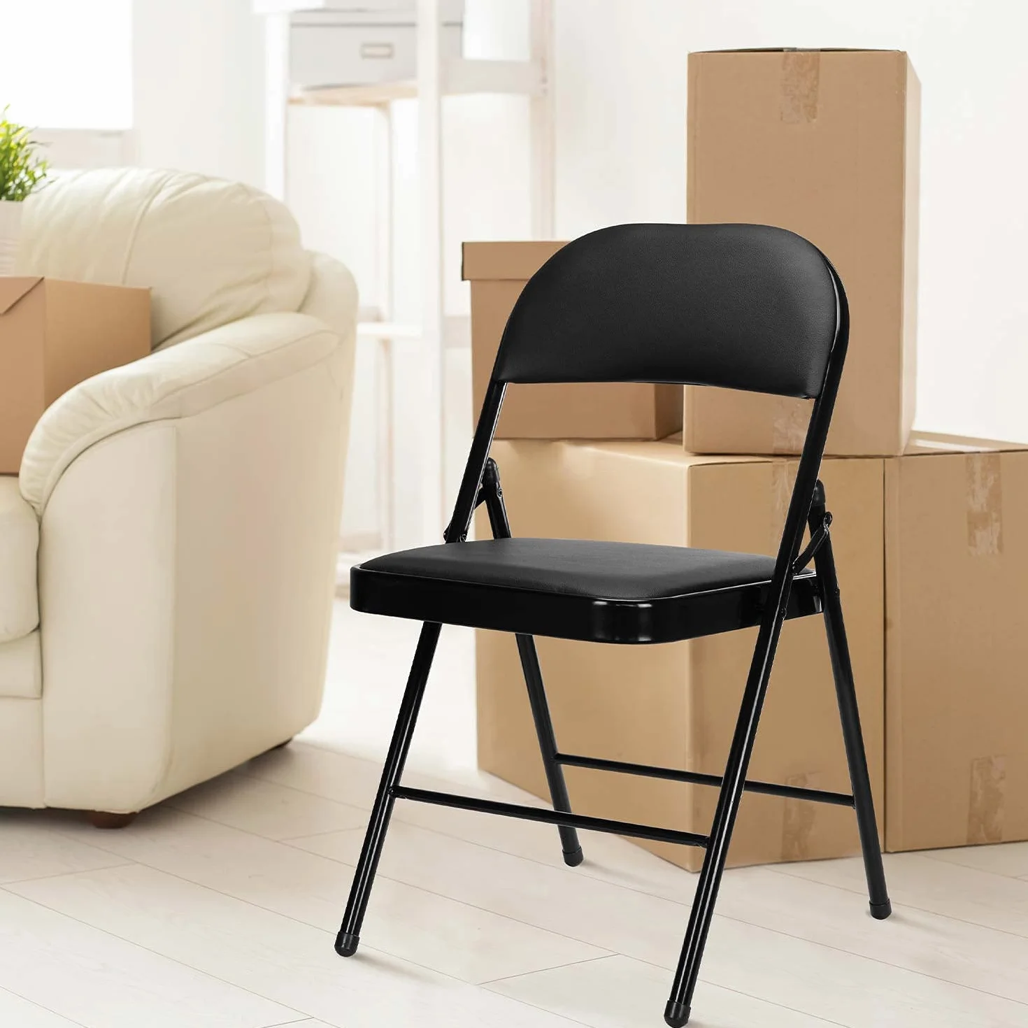 THINIA HOME Silla Plegable Acolchada